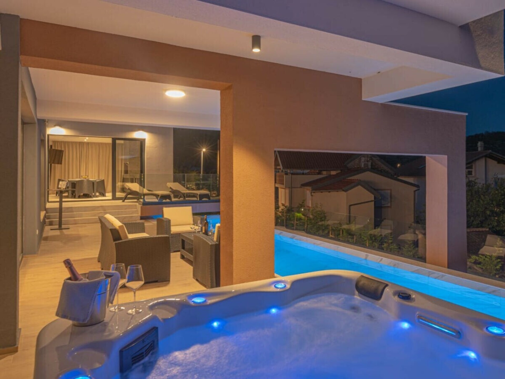 Modern appartement voor 8 met privézwembad, sauna en jacuzzi in Zaton - foto 65