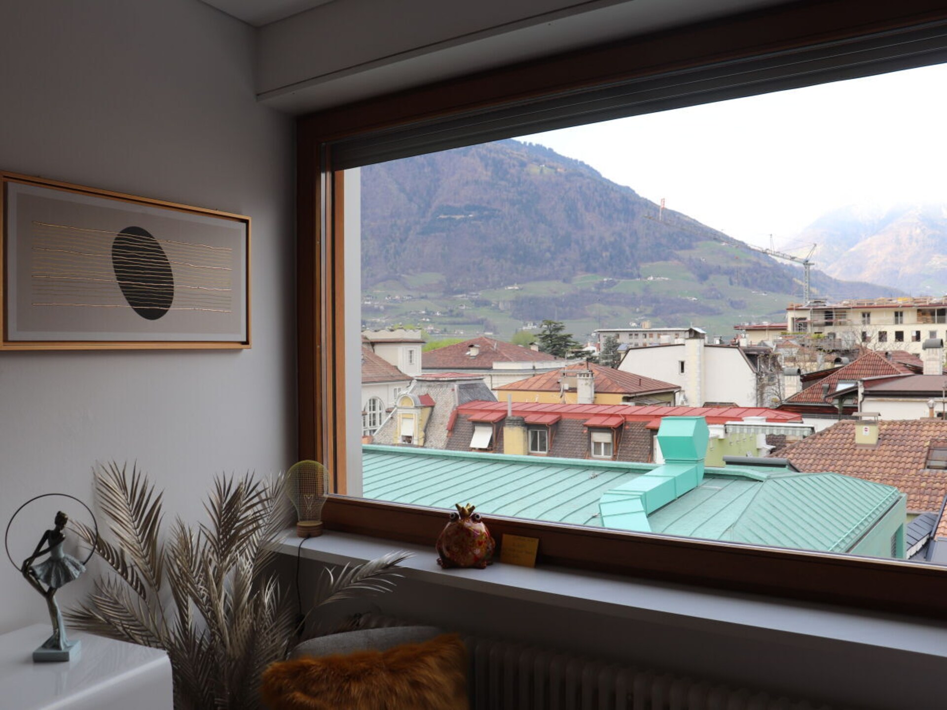 Licht appartement in Meran met panoramisch uitzicht op het Kurhaus - foto 5