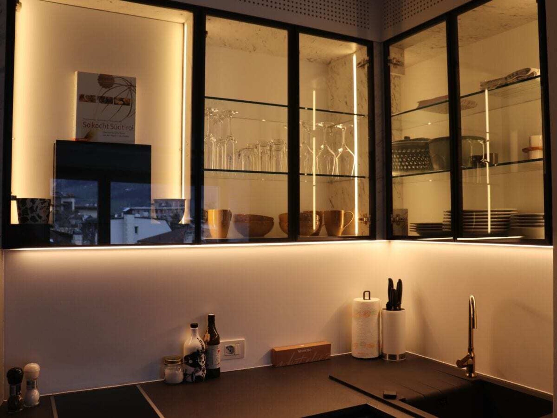 Licht appartement in Meran met panoramisch uitzicht op het Kurhaus - foto 23