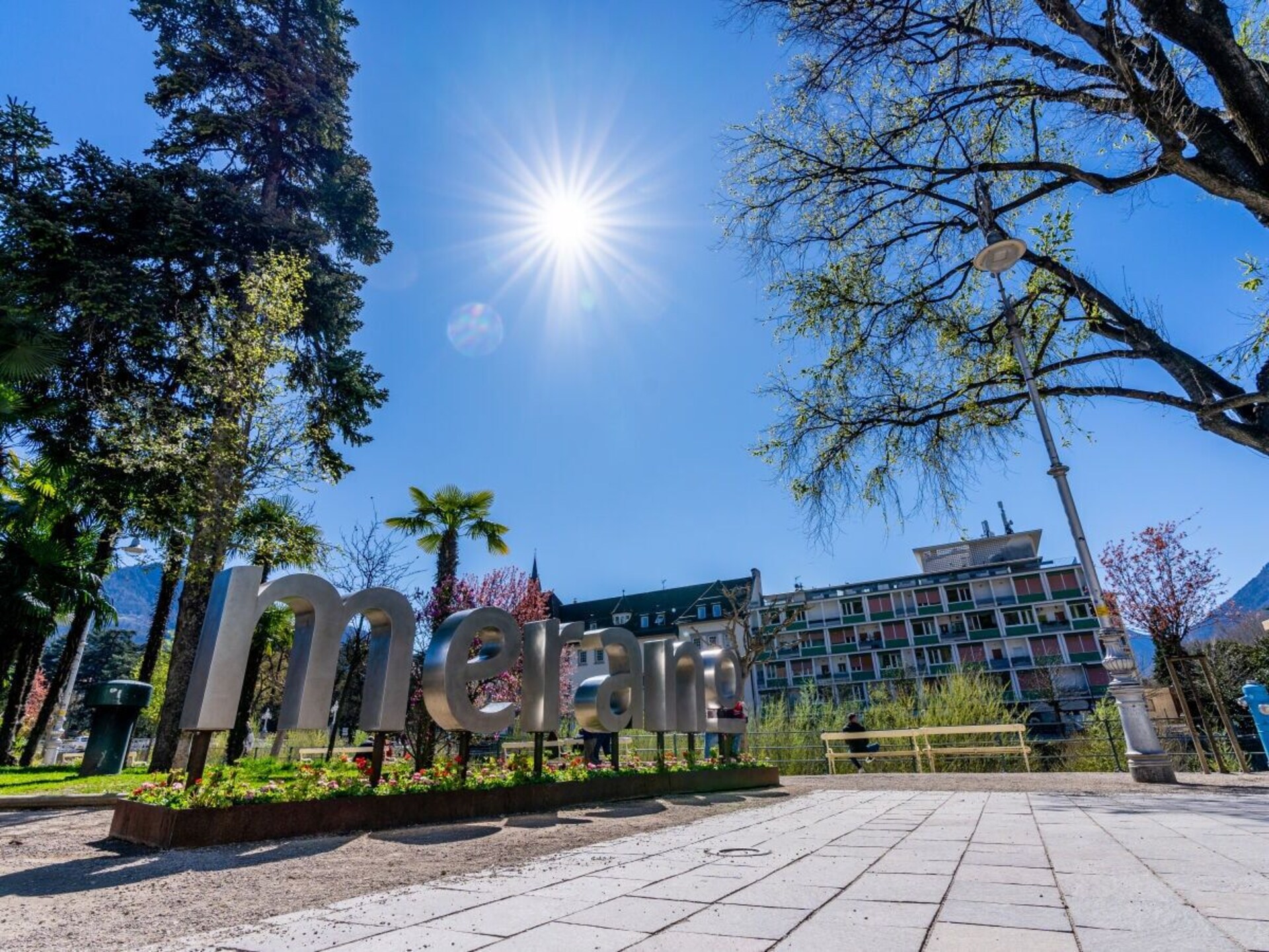 Licht appartement in Meran met panoramisch uitzicht op het Kurhaus - foto 30