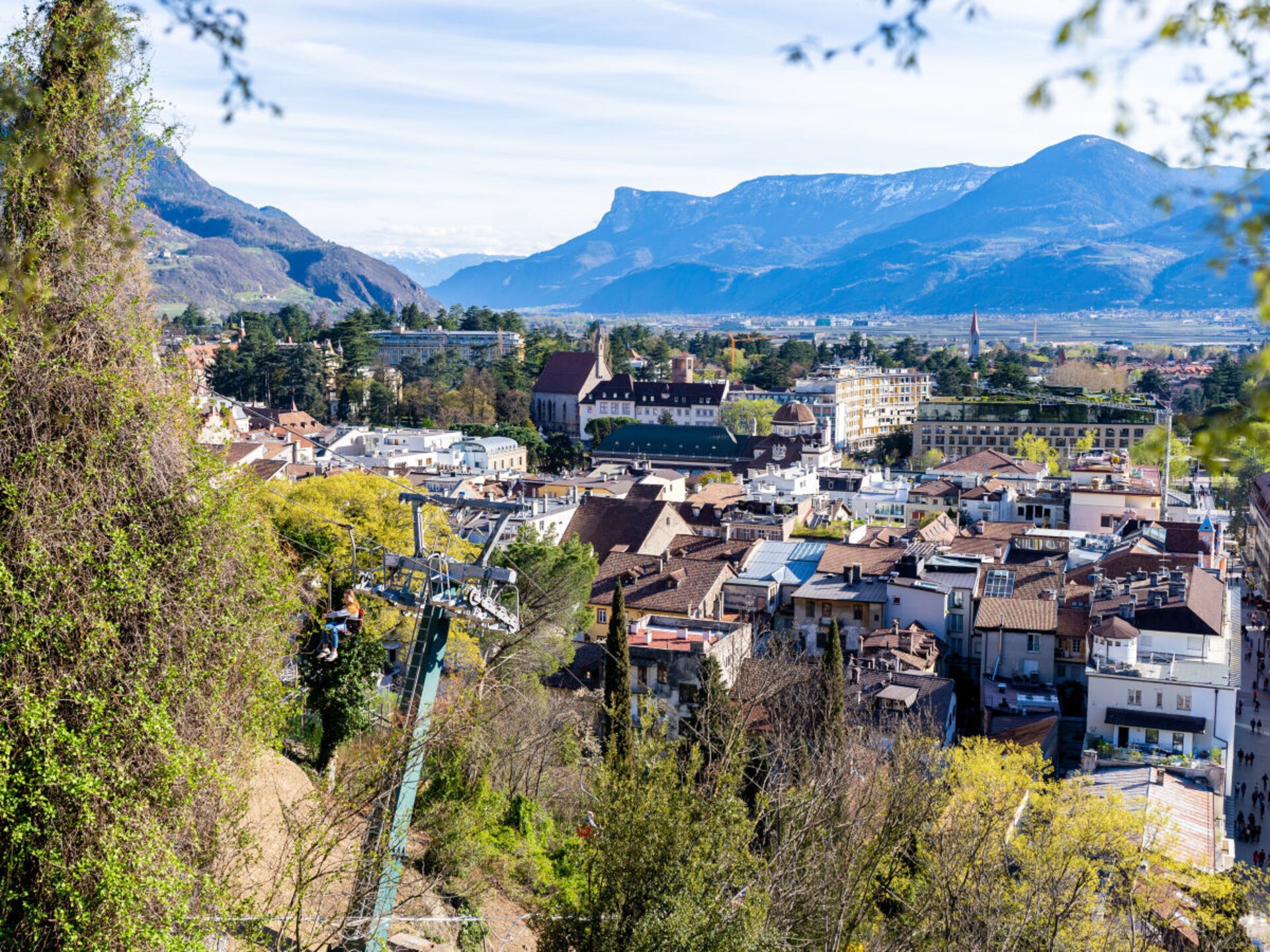 Licht appartement in Meran met panoramisch uitzicht op het Kurhaus - foto 31