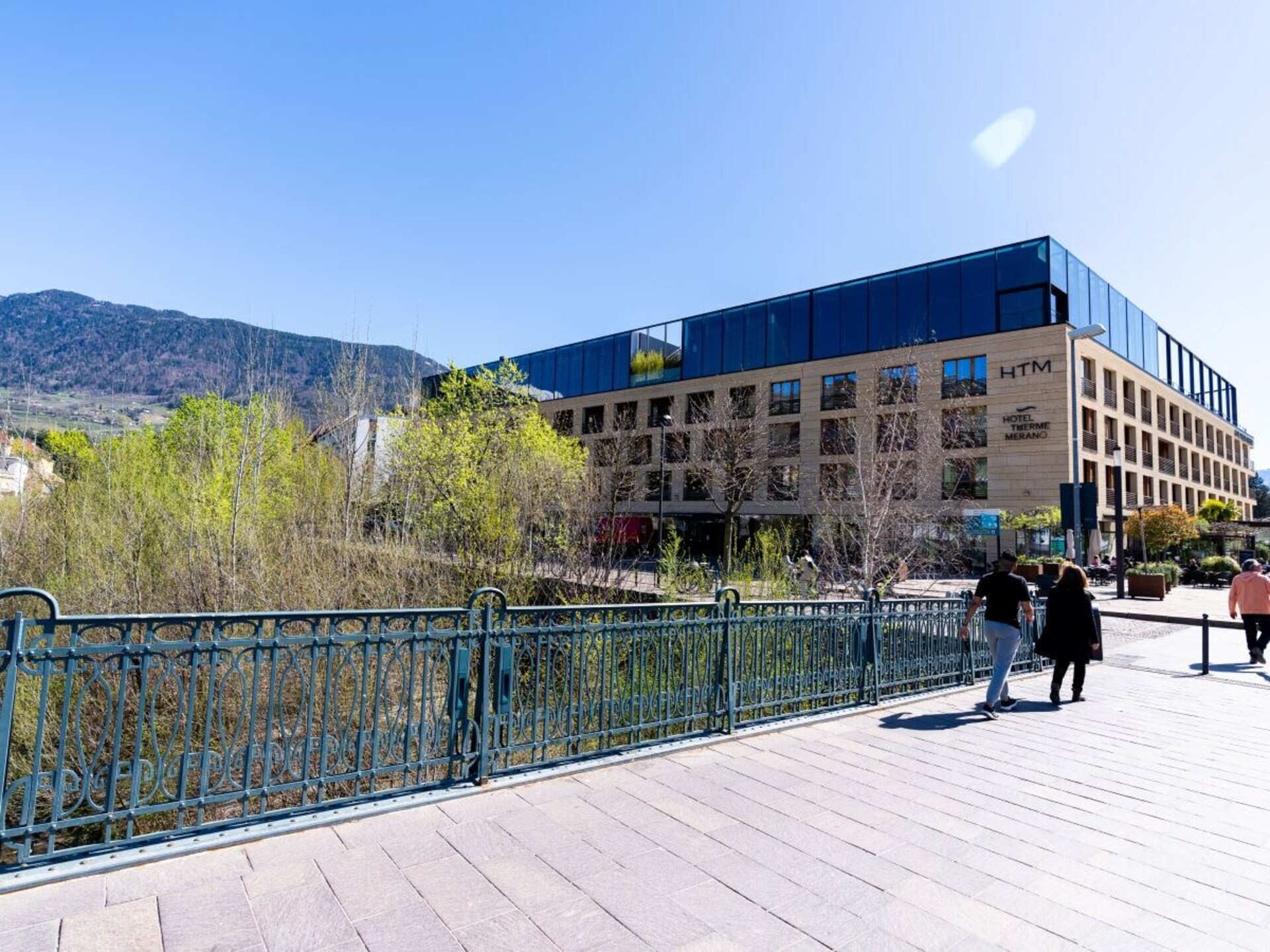 Licht appartement in Meran met panoramisch uitzicht op het Kurhaus - foto 32