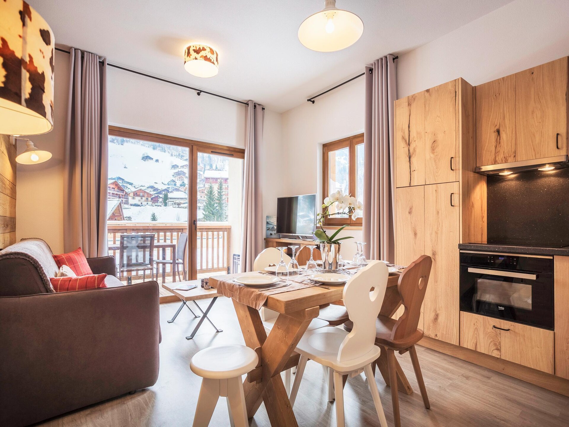 Berguitzicht appartement voor 6 in Beaufort met zwembad & spa - foto 17