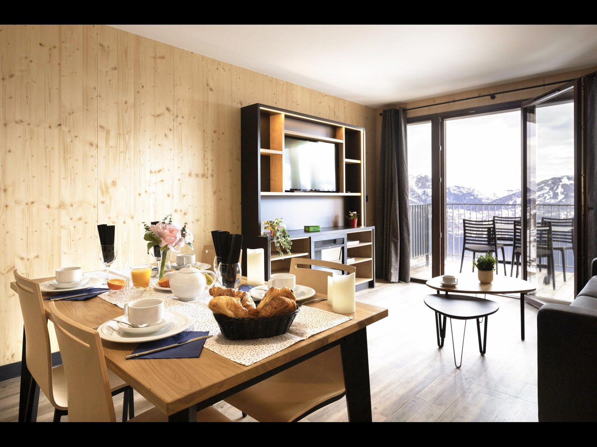Ruim 10-persoons appartement met sauna en gedeeld zwembad in Villarembert - foto 19