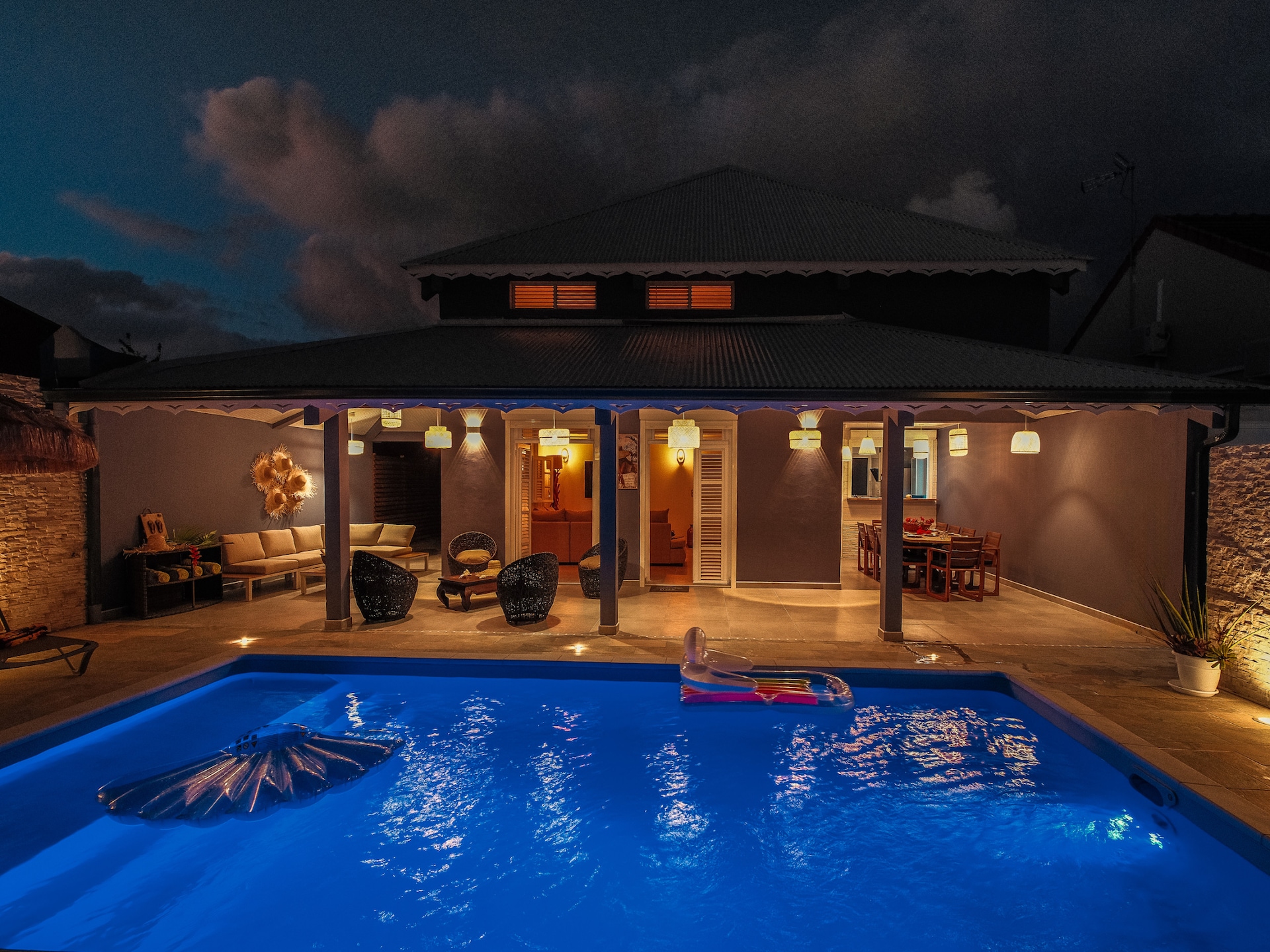 Privézwembad en luxe in villa L'Or de Belfond, Sainte-Anne - foto 12