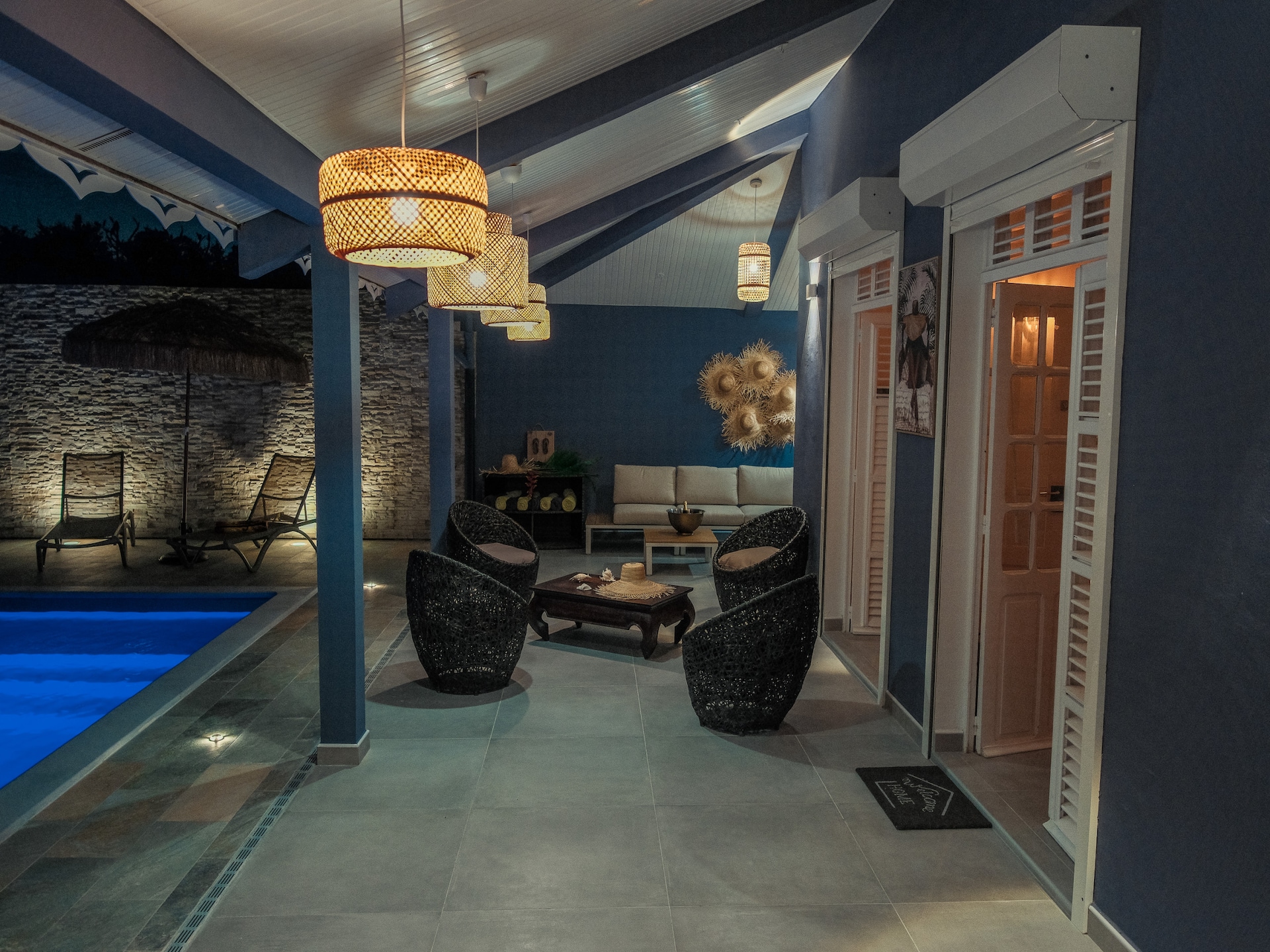 Privézwembad en luxe in villa L'Or de Belfond, Sainte-Anne - foto 7