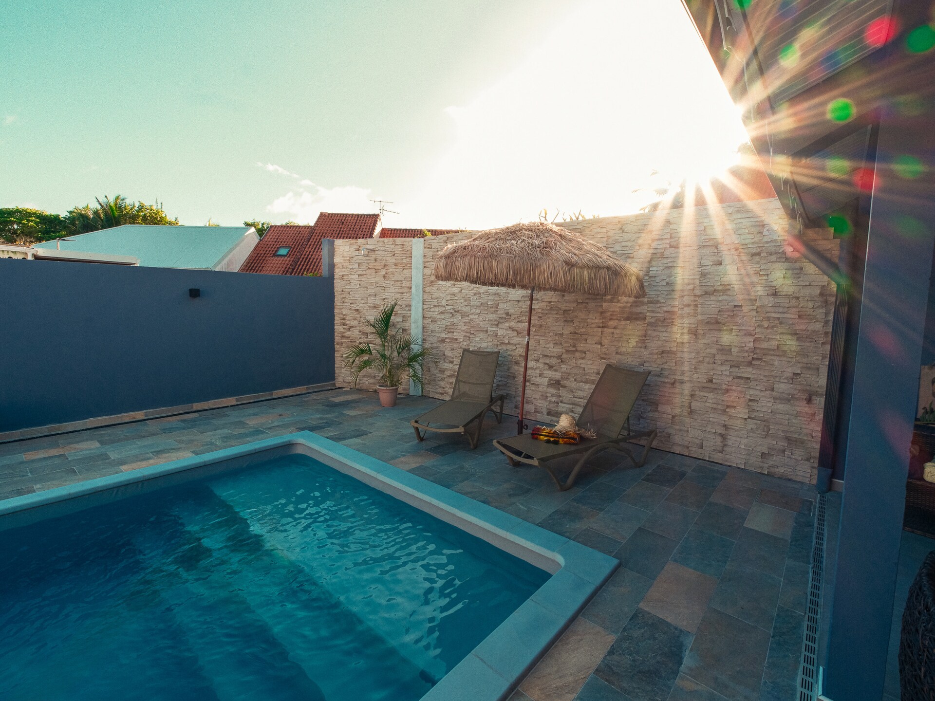 Privézwembad en luxe in villa L'Or de Belfond, Sainte-Anne - foto 19