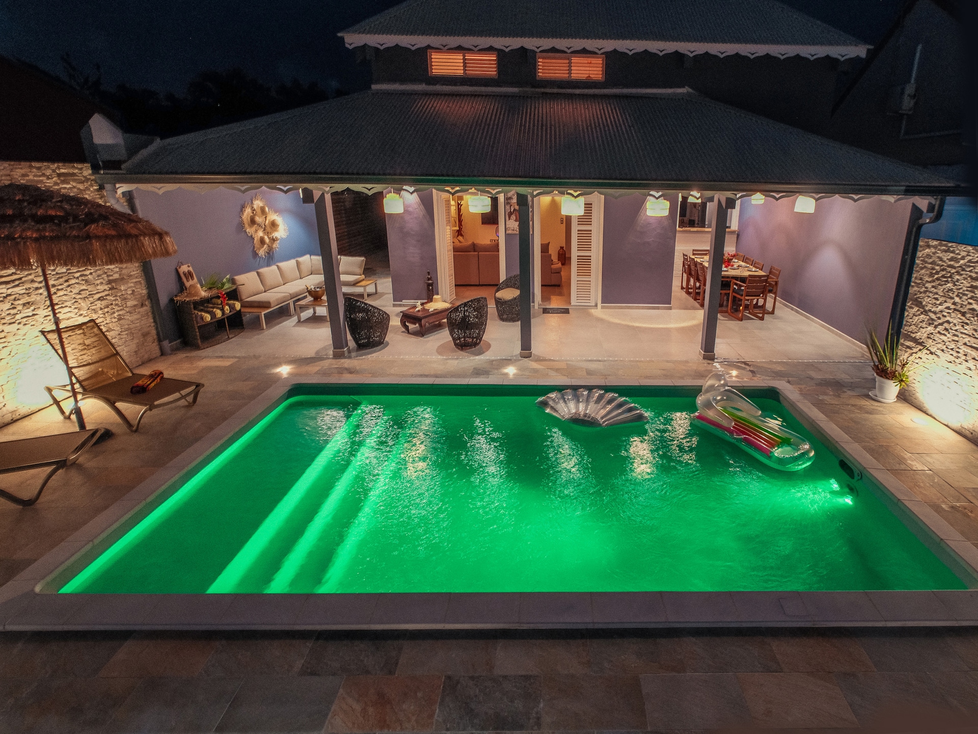 Privézwembad en luxe in villa L'Or de Belfond, Sainte-Anne - foto 52