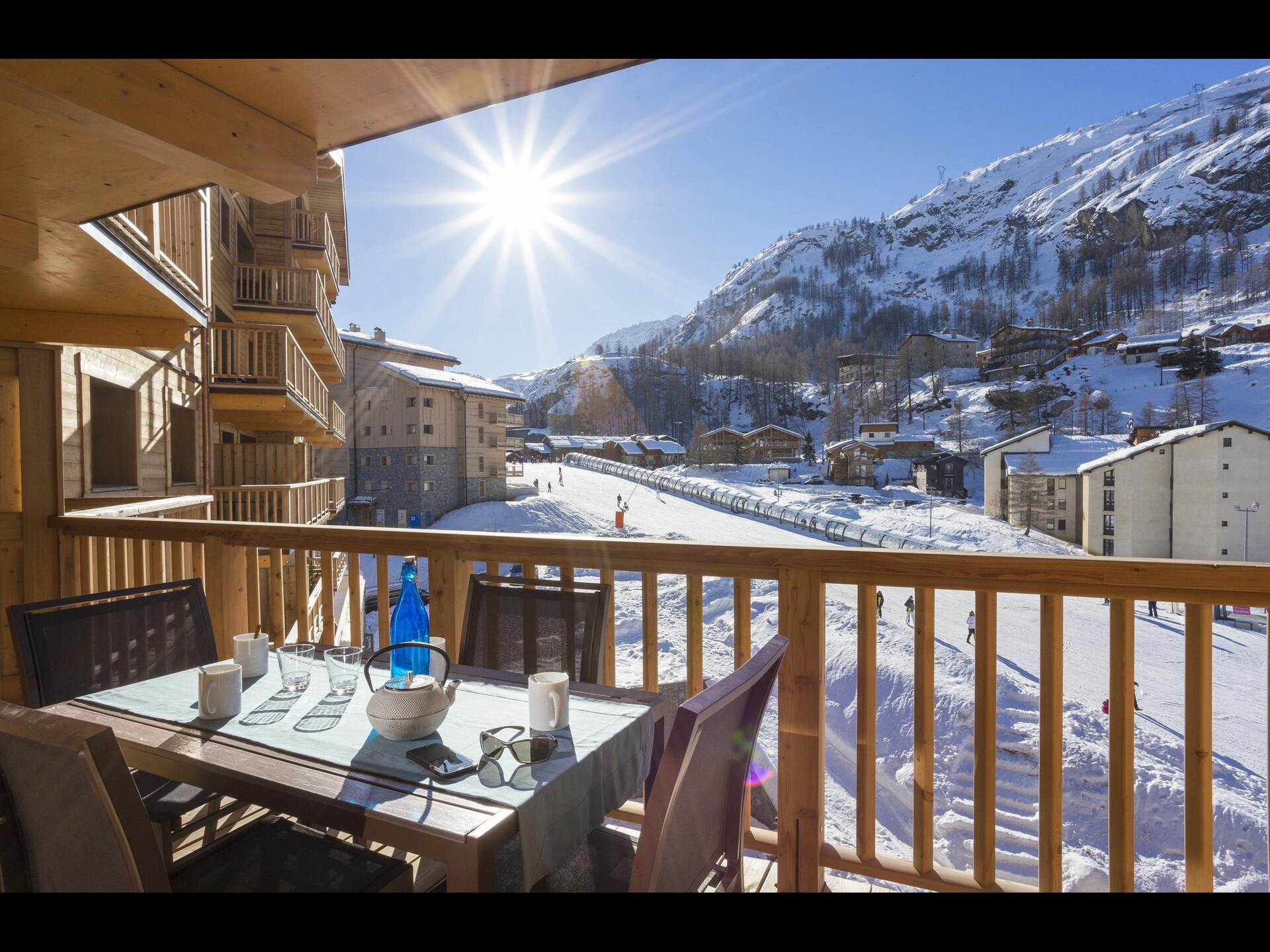 Stijlvol appartement in Tignes voor 4 personen met open haard - foto 26