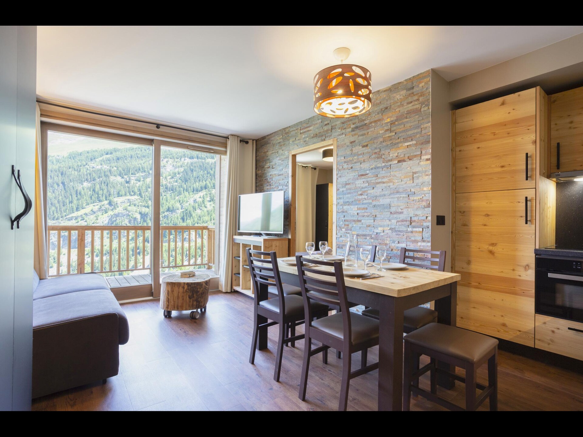 Stijlvol appartement in Tignes voor 4 personen met open haard - foto 16