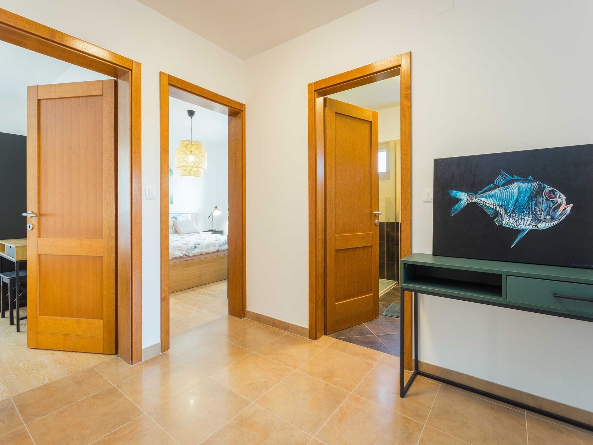Cesare 3: Modern appartement met zwembad op 1,5 km van zee in Ližnjan - foto 15