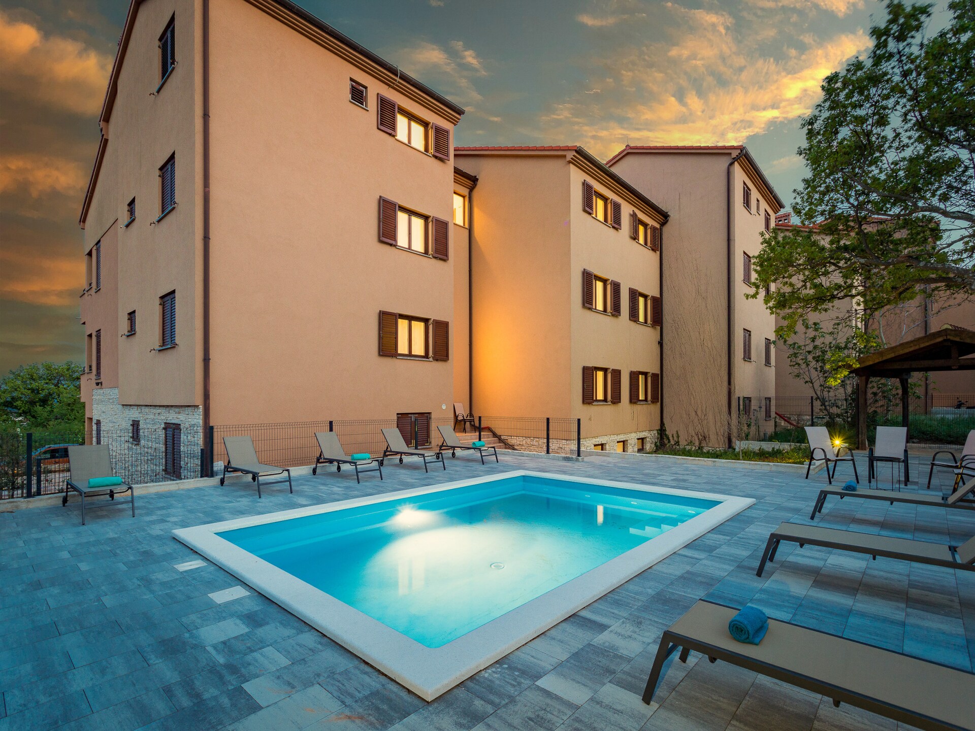 Modern appartement met gedeeld zwembad in Ližnjan, vlakbij strand en Pula - foto 6