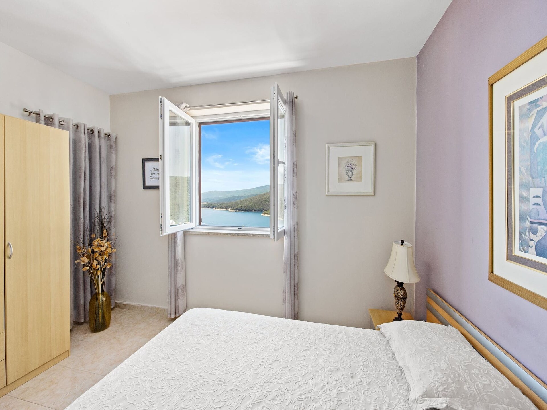 Stijlvol appartement met zeezicht in Rabac, 400m van het strand - foto 15