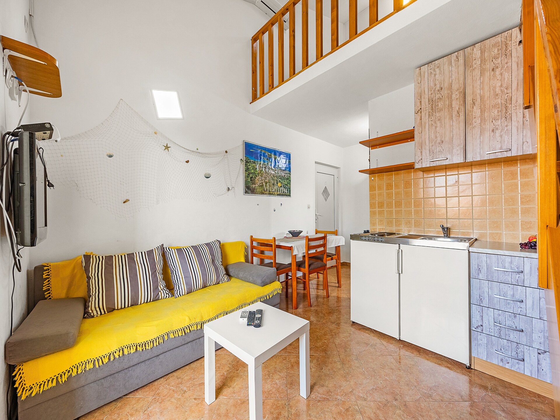Romantisch appartement met zeezicht, 250 m van strand Medulin - foto 8