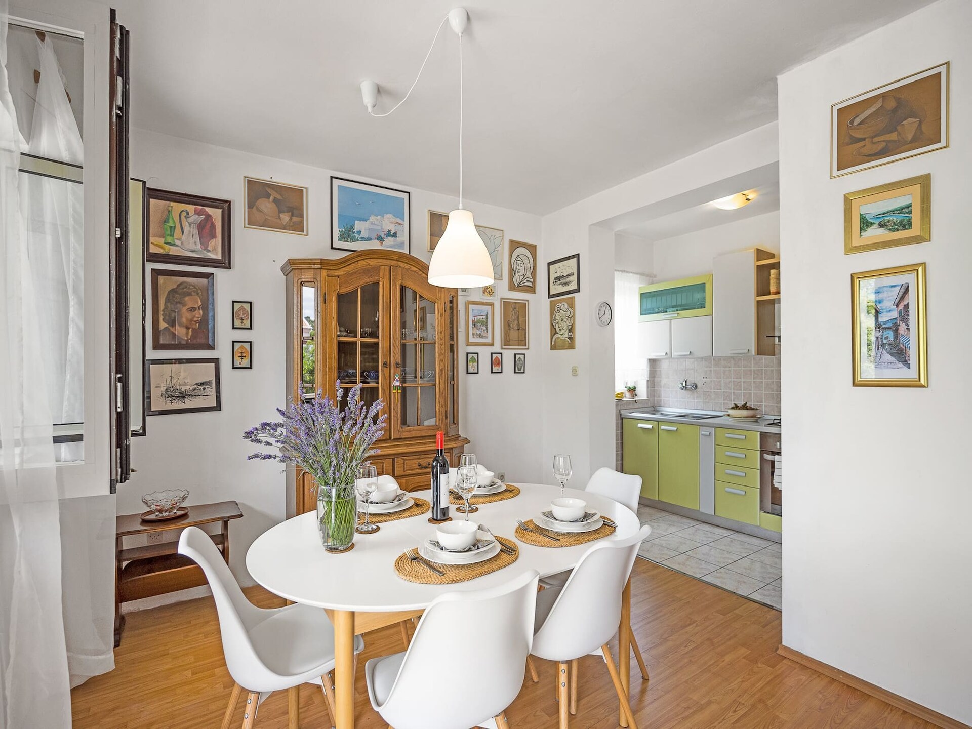 Shabby Chic Appartement Jano met Balkon – 2 km van Zee in Rakalj - foto 8
