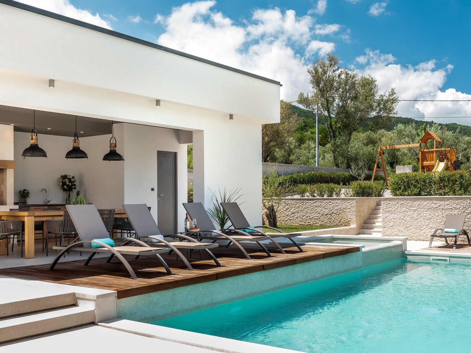 Villa Laurea: Modern Genieten met Privézwembad nabij Strand Drenje - foto 12