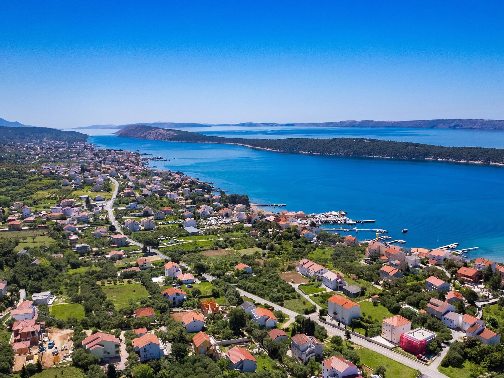 Apt Petra: Zeezicht & eigen aanlegsteiger op 50m van strand in Rab - foto 39