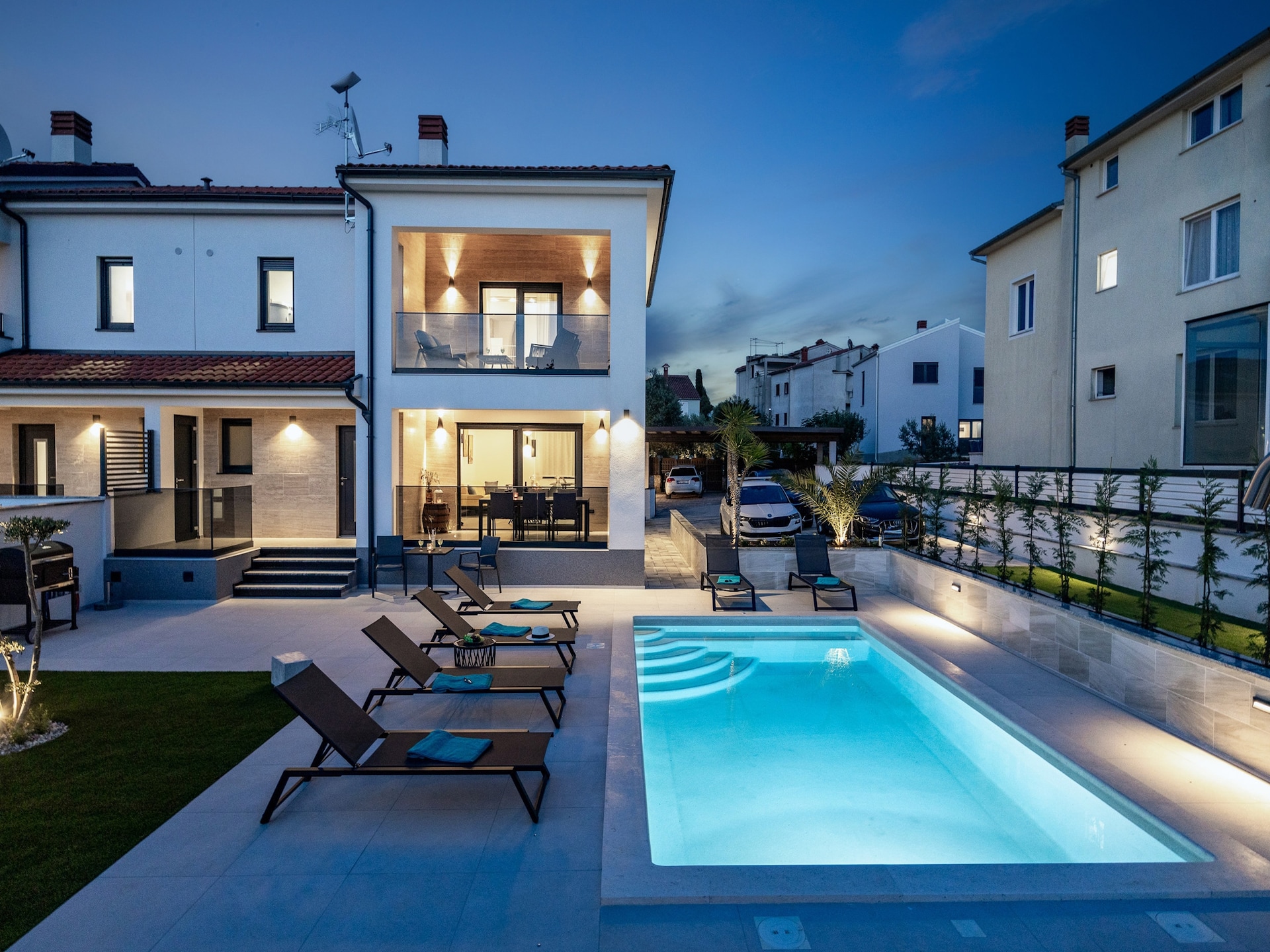 Villa met privézwembad in Štinjan, vlakbij het strand - foto 38