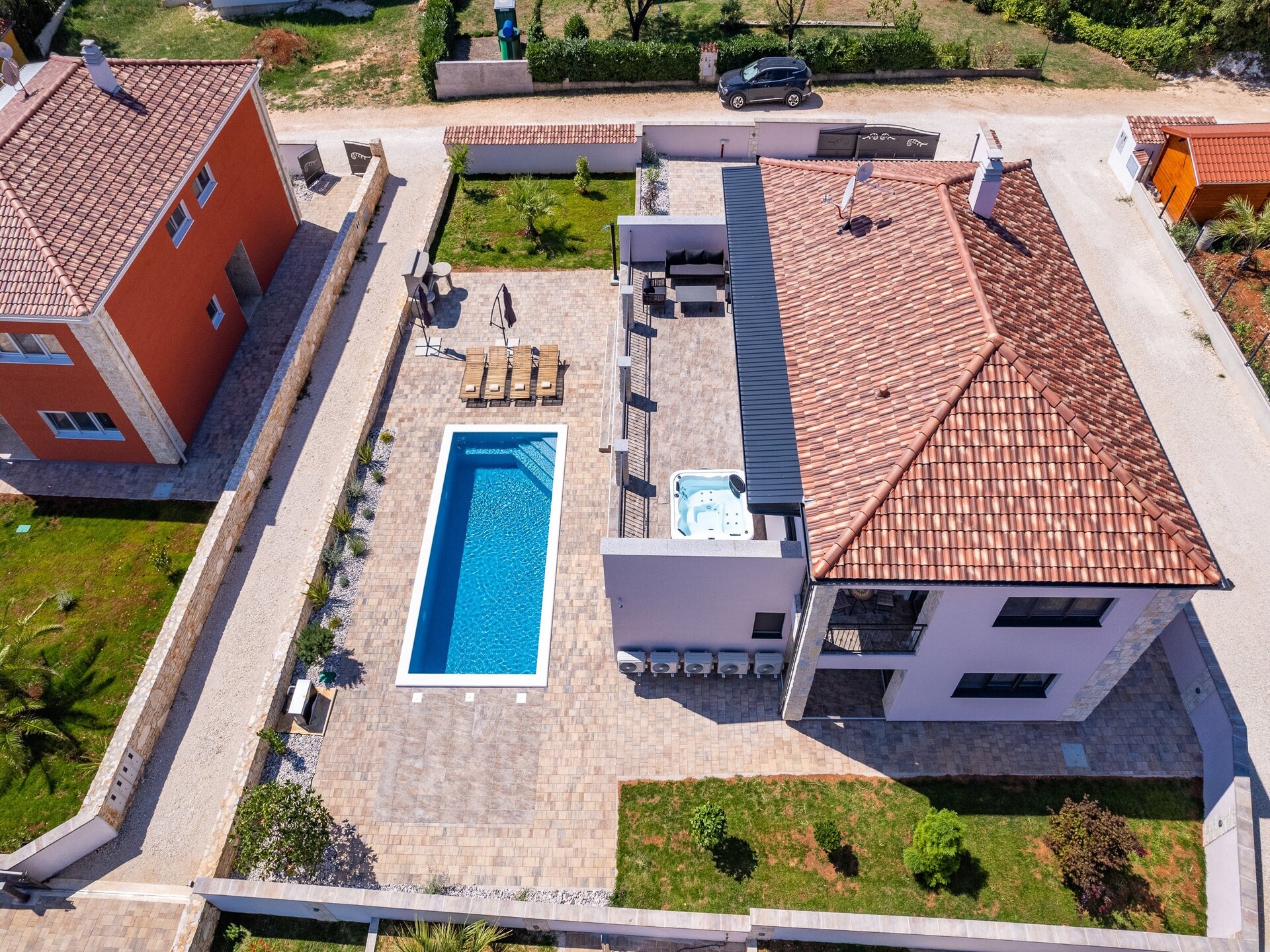 Villa Magnolia West: privézwembad & jacuzzi nabij strand Krnica - foto 35
