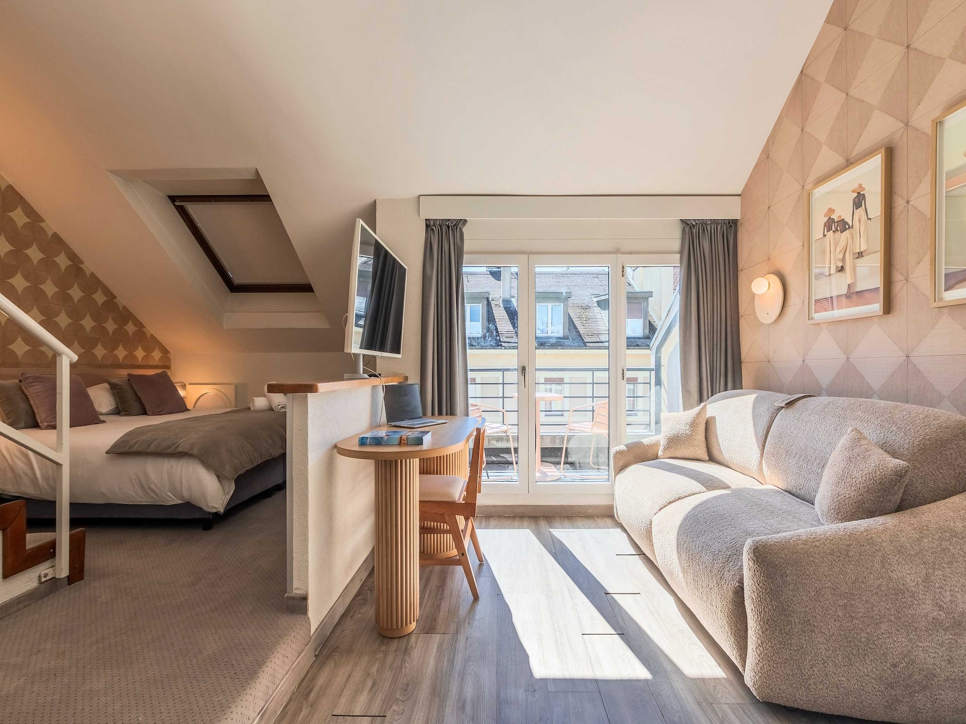 Modern studio-appartement in hartje Genève, vlakbij het meer - foto 1