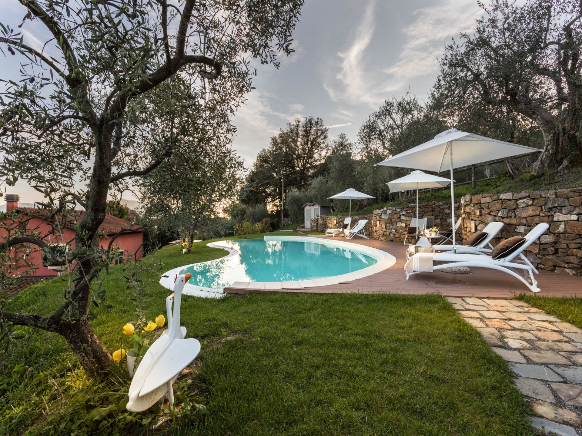 Villa Alberta: Luxe Toscaanse villa aan golfbaan bij Lucca - foto 21