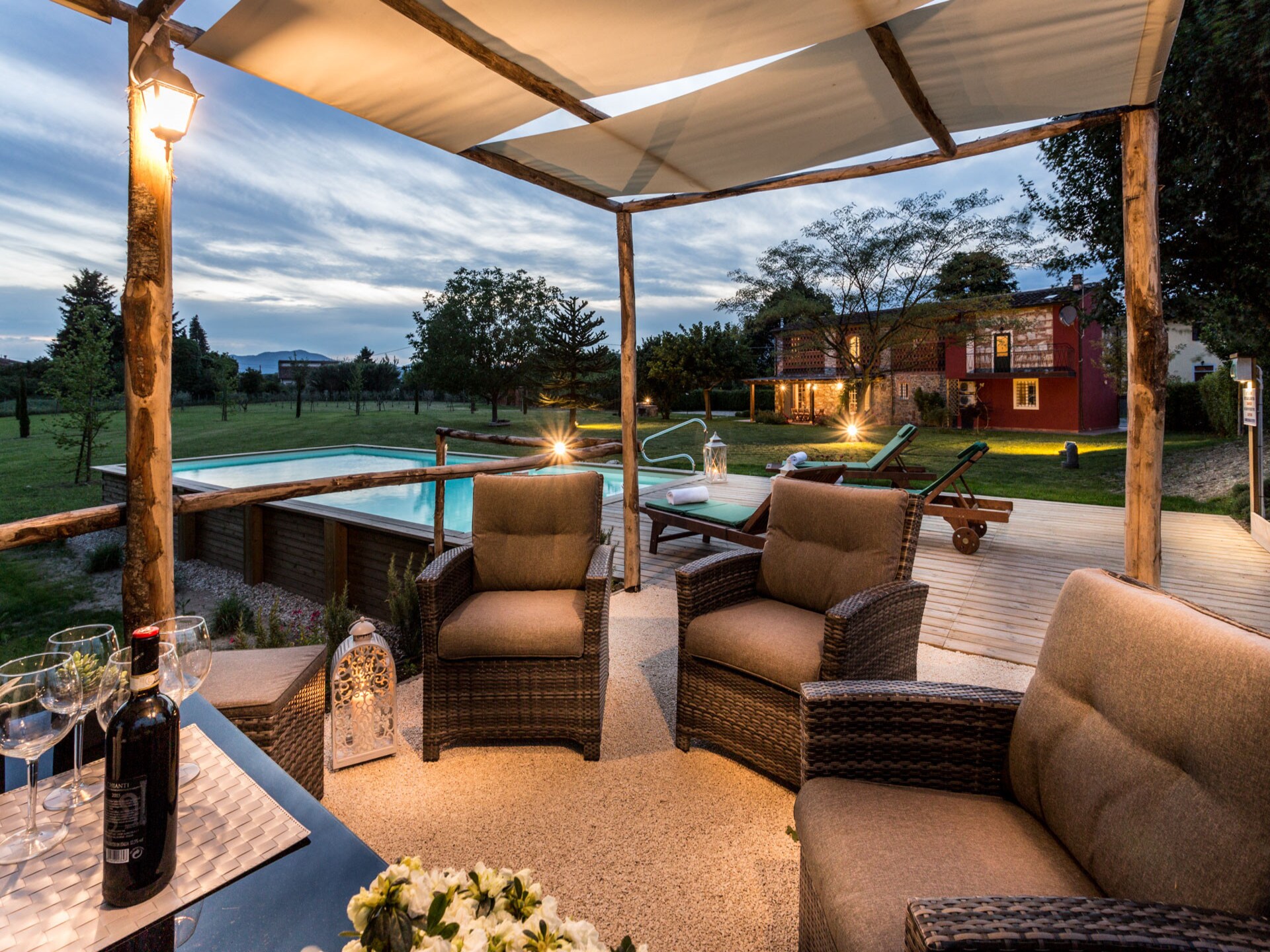 Villa sul Fiume: Luxe boerderij aan rivier bij Lucca, 8 pers., zwembad - foto 12