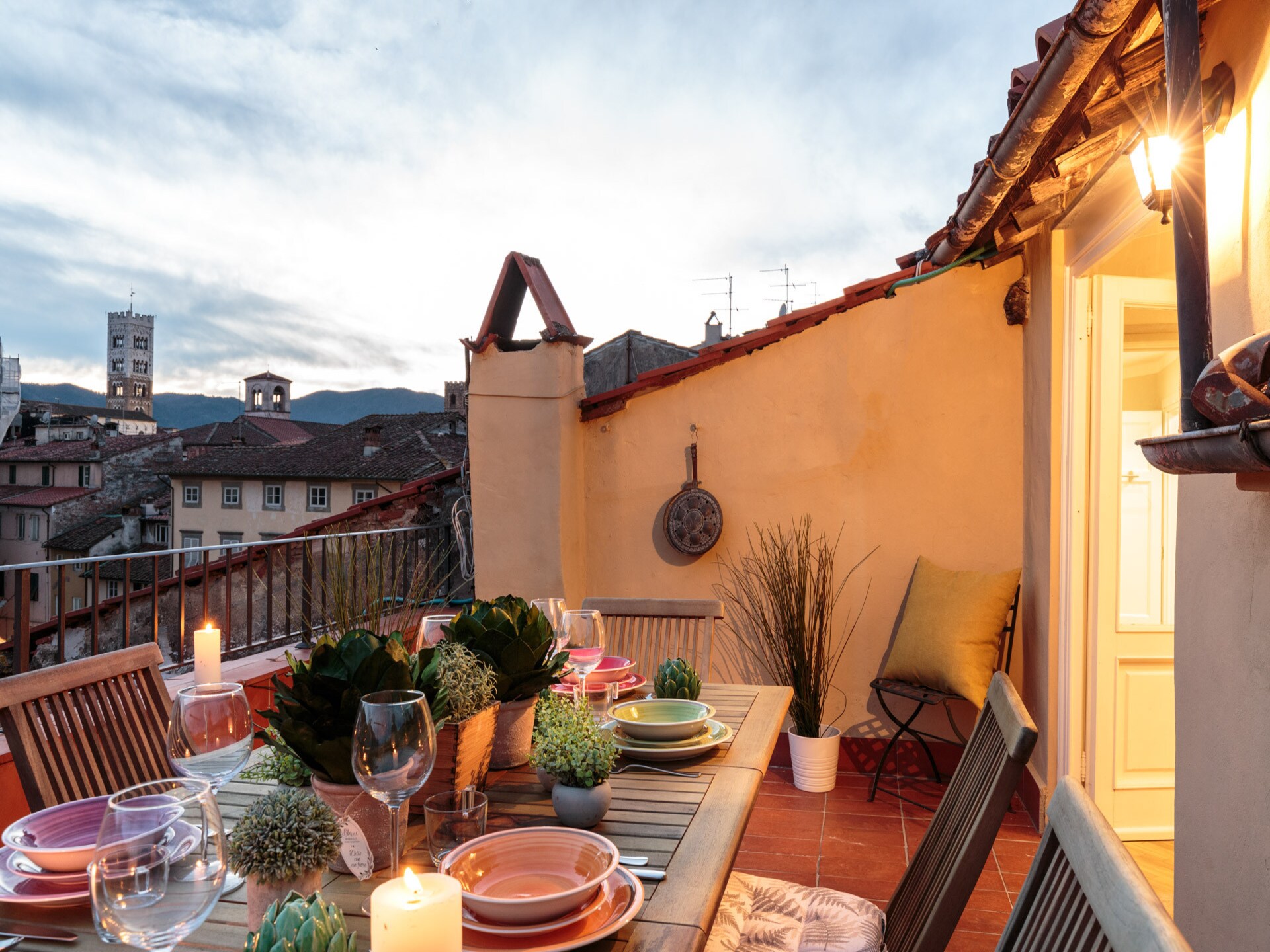 Panoramisch dakterrasappartement in Lucca met uitzicht op Torre Guinigi - foto 30