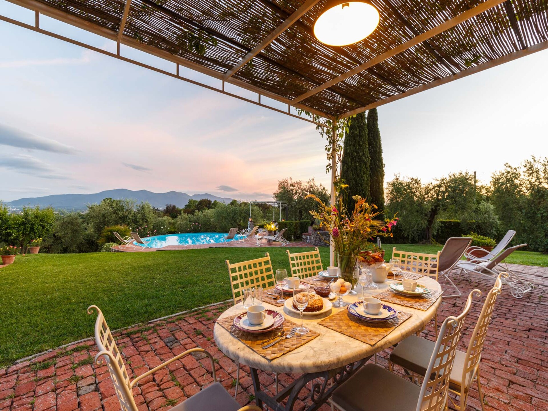Authentieke Toscaanse villa met infinity pool en uitzicht bij Lucca - foto 7