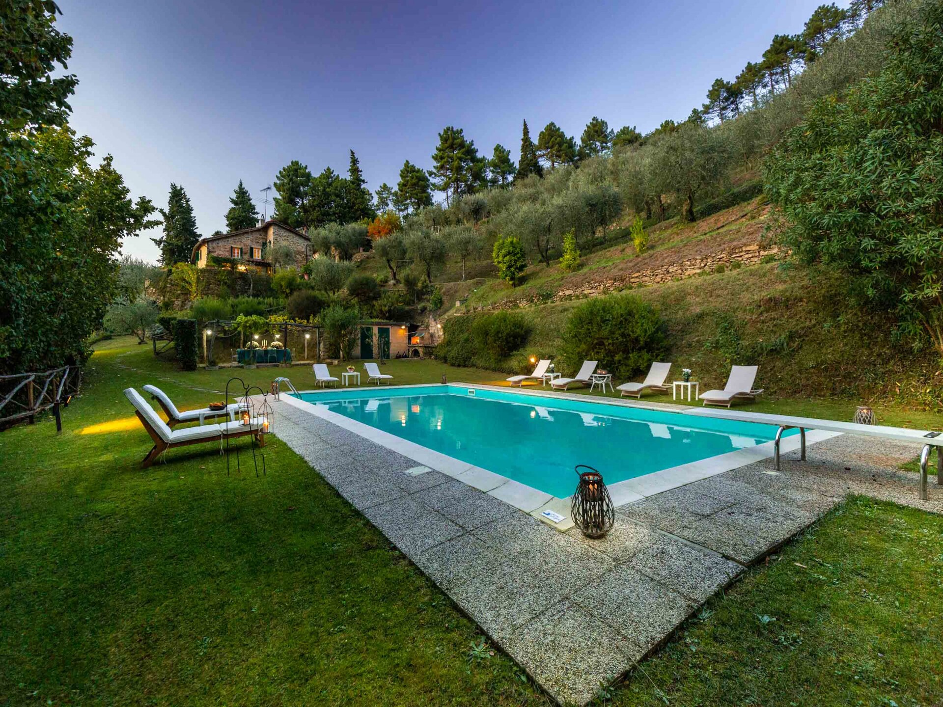 18e-eeuwse Toscaanse villa met privézwembad en bosbeek bij Lucca - foto 20
