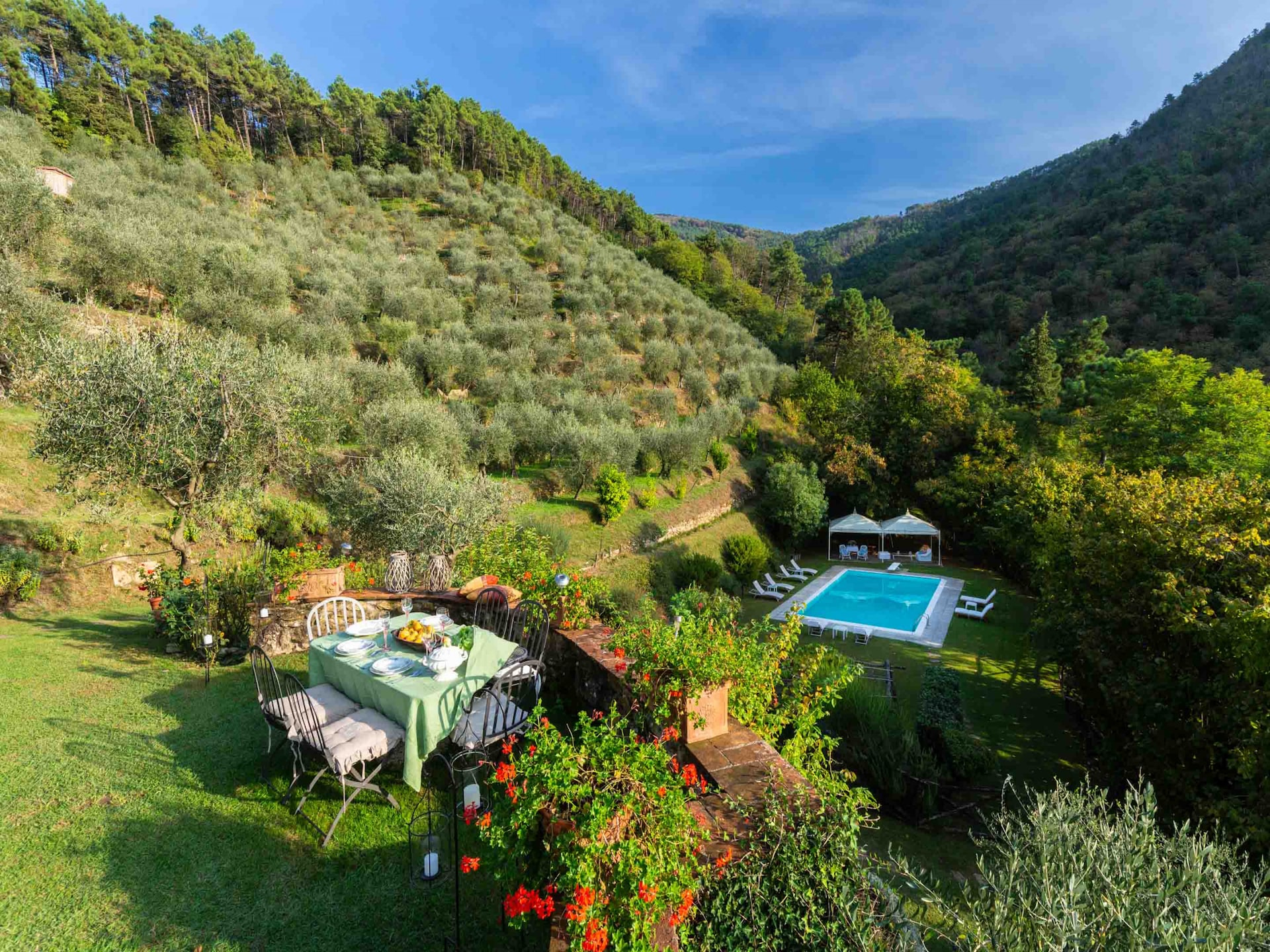 18e-eeuwse Toscaanse villa met privézwembad en bosbeek bij Lucca - foto 13