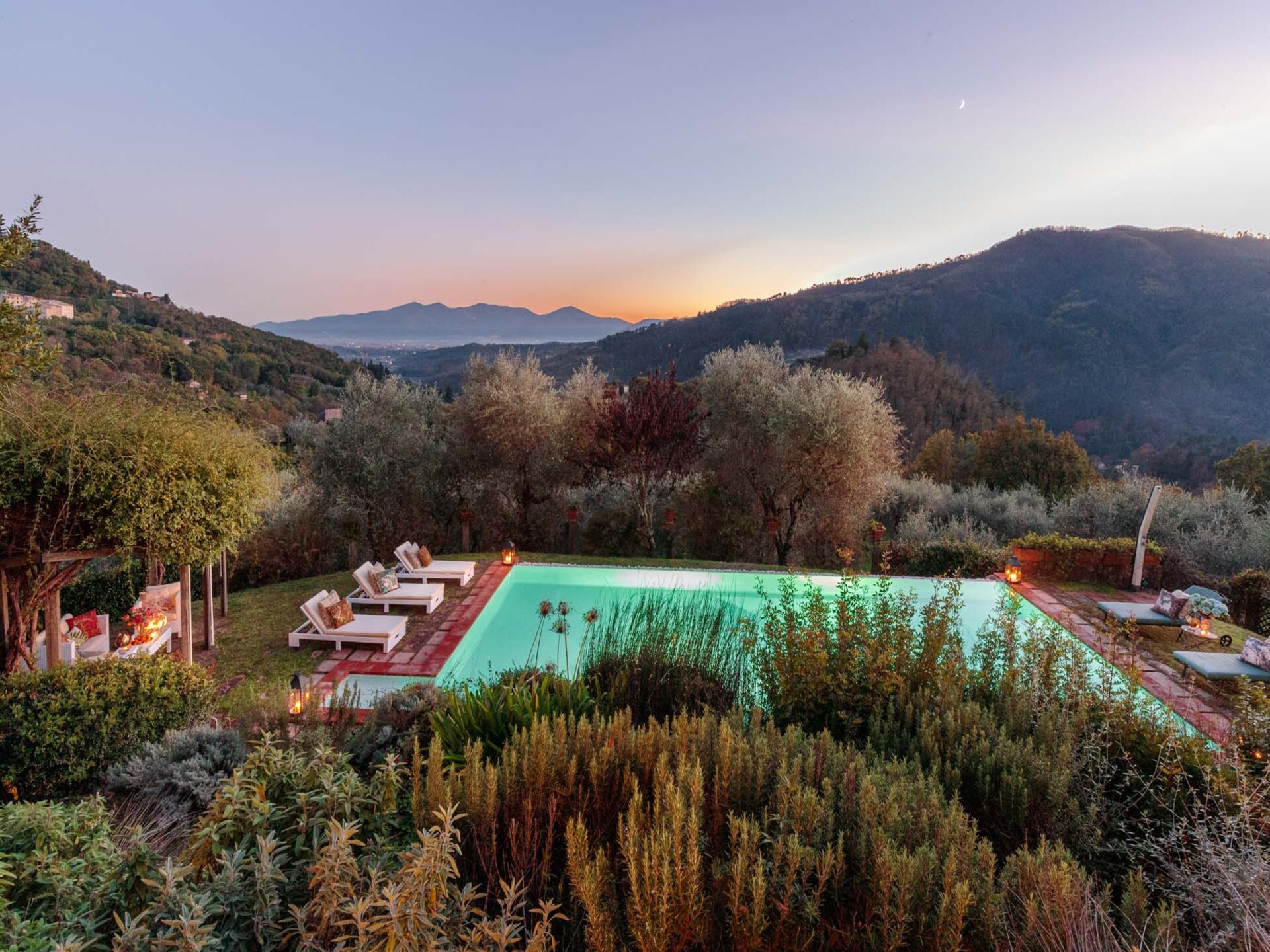 Villa Gufo: Ruim 400m² vakantiehuis met privé-zwembad en uitzicht bij Lucca - foto 10