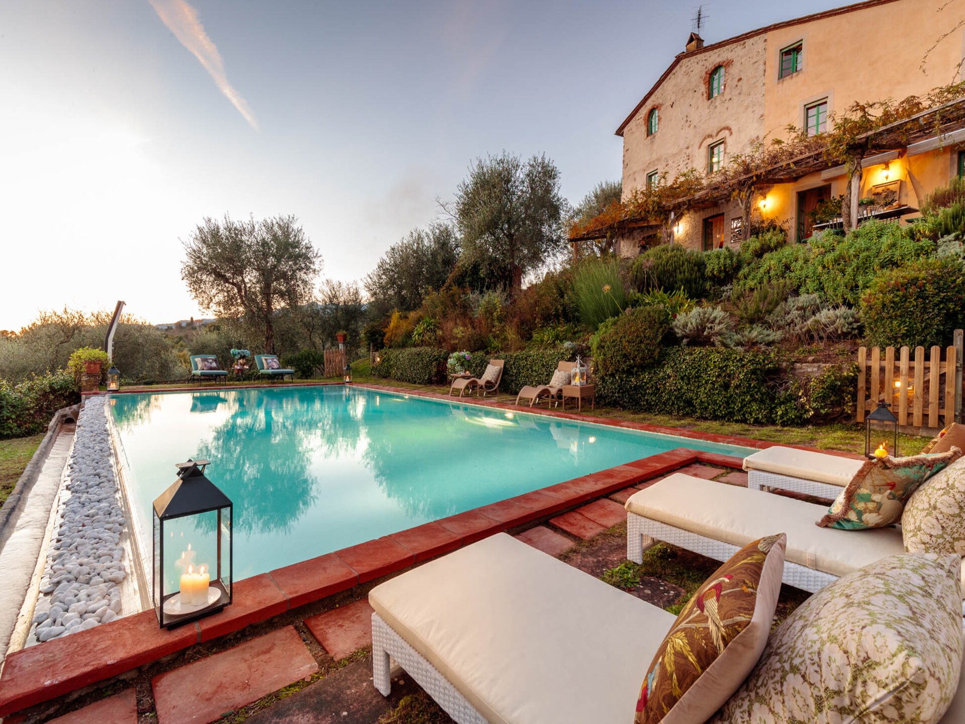 Villa Gufo: Ruim 400m² vakantiehuis met privé-zwembad en uitzicht bij Lucca - foto 12
