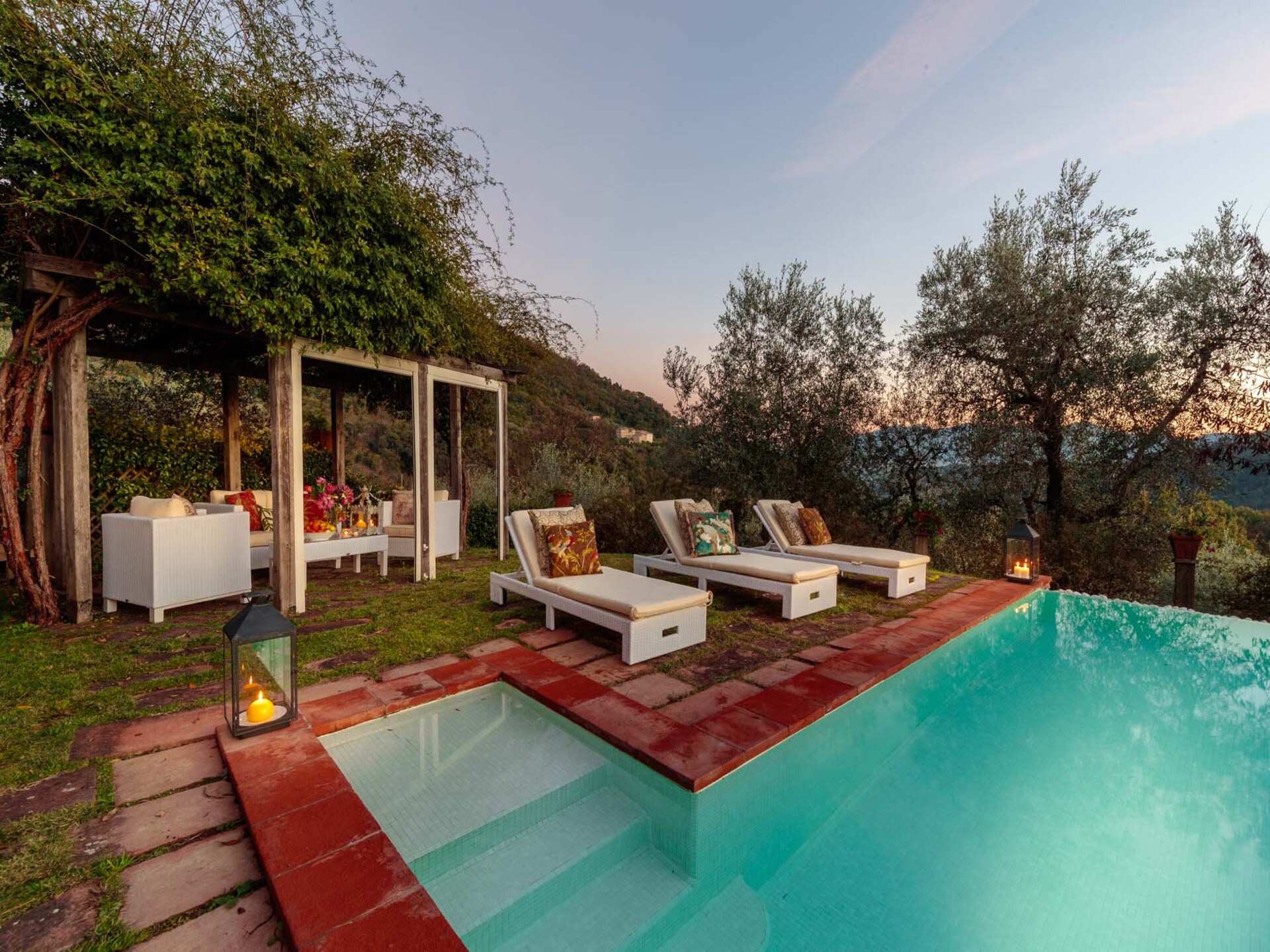 Villa Gufo: Ruim 400m² vakantiehuis met privé-zwembad en uitzicht bij Lucca - foto 11