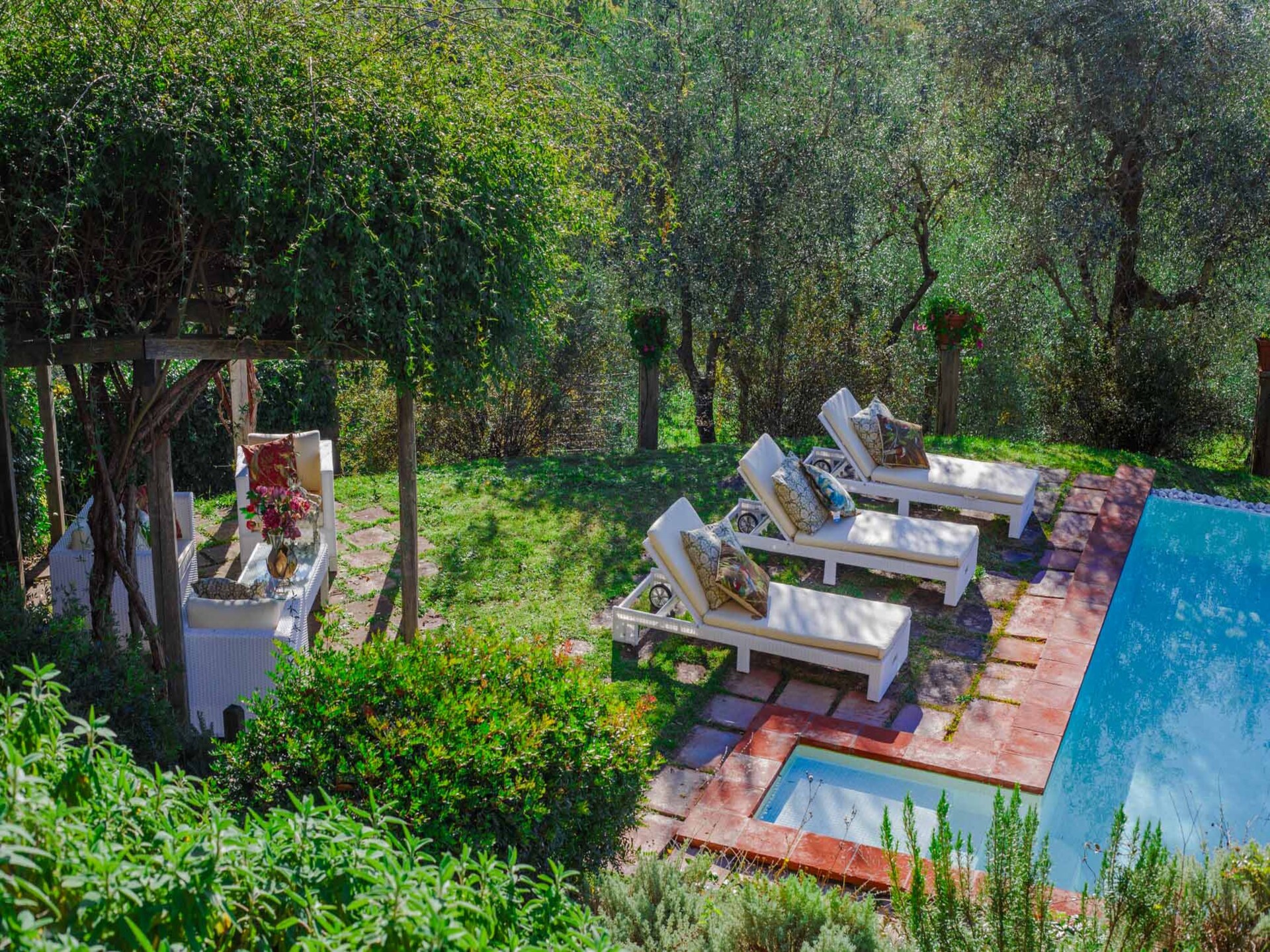 Villa Gufo: Ruim 400m² vakantiehuis met privé-zwembad en uitzicht bij Lucca - foto 16