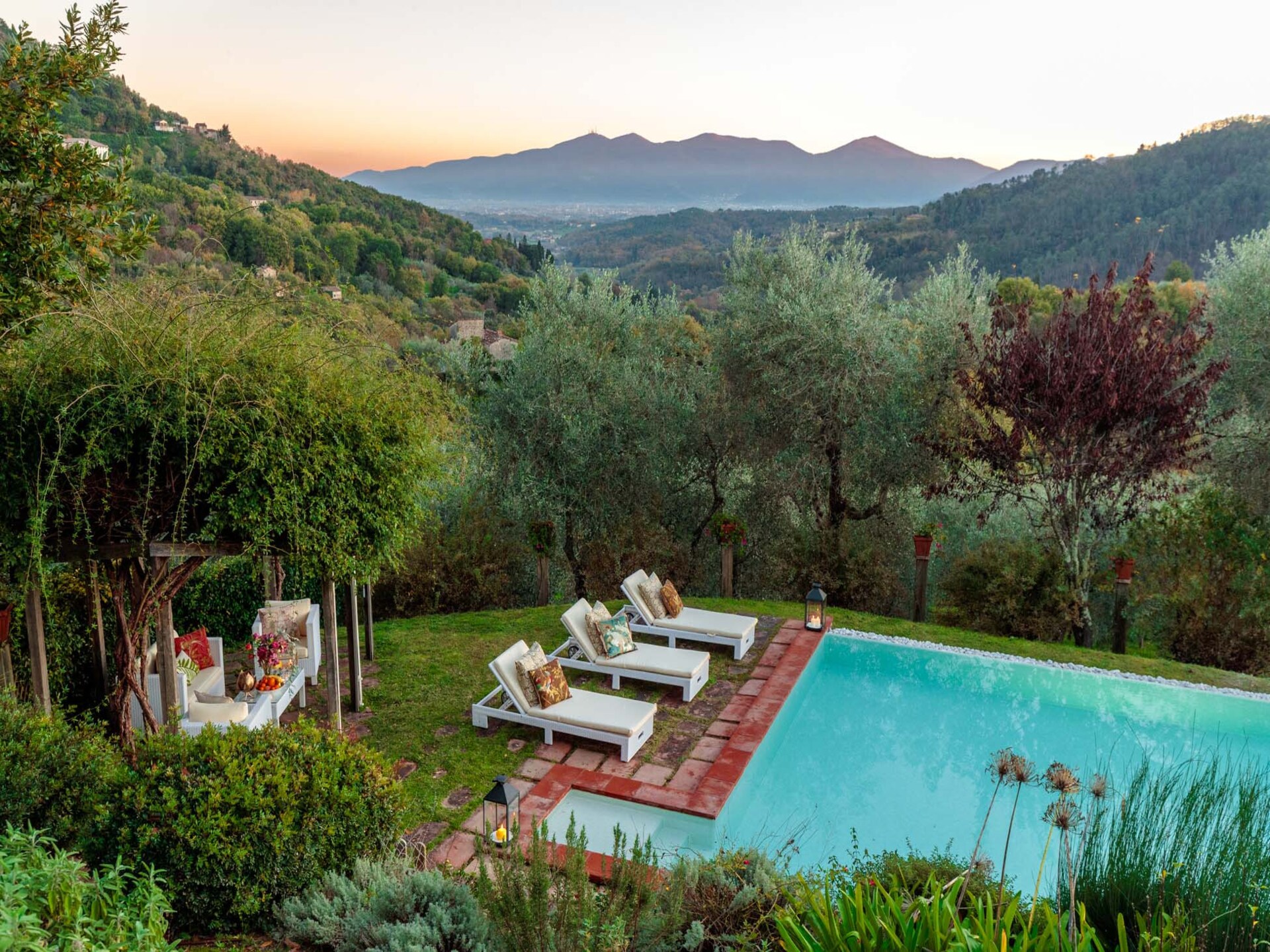 Villa Gufo: Ruim 400m² vakantiehuis met privé-zwembad en uitzicht bij Lucca - foto 19