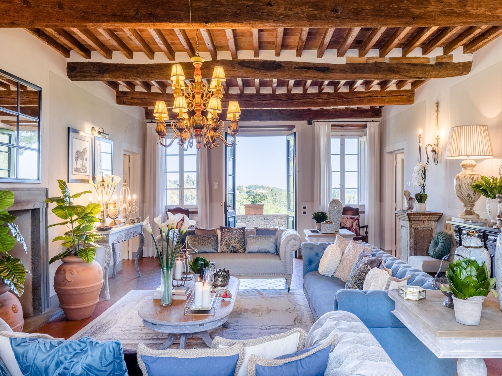 Historisch wijngoed met 6 slaapkamers en uitzicht op Toscaanse heuvels - foto 33