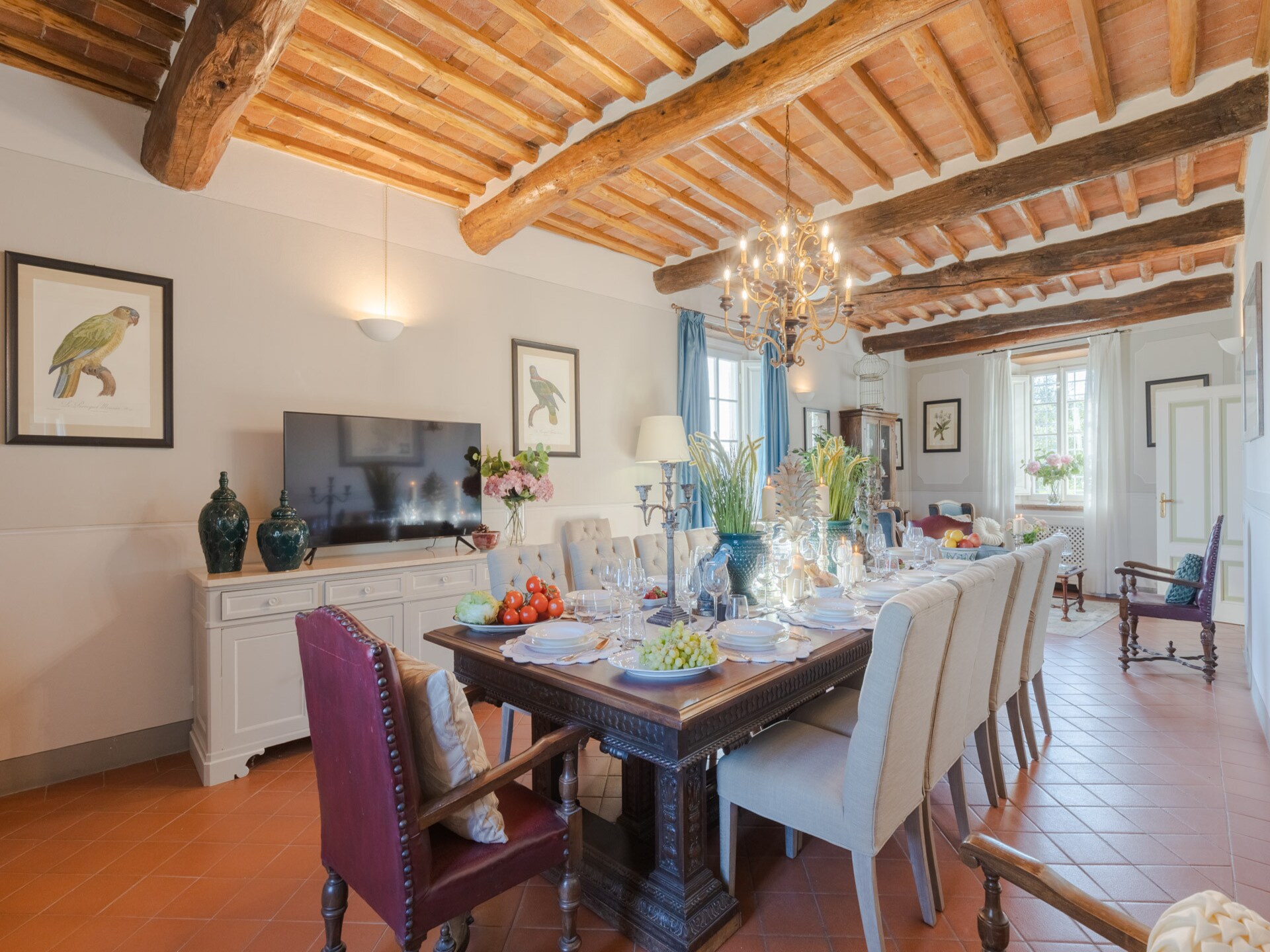 Historisch wijngoed met 6 slaapkamers en uitzicht op Toscaanse heuvels - foto 41