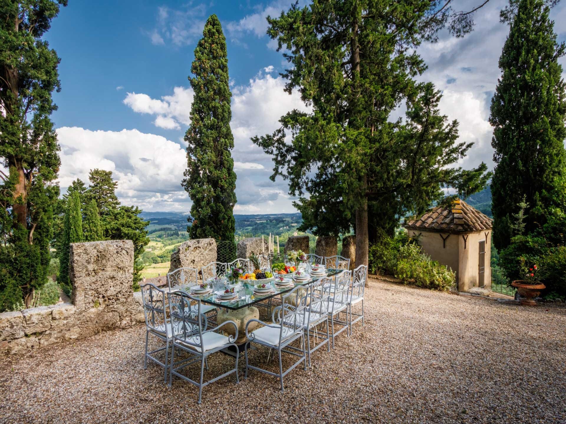 Middeleeuws kasteel in Cetona met privétoren en panoramisch zwembad - foto 85