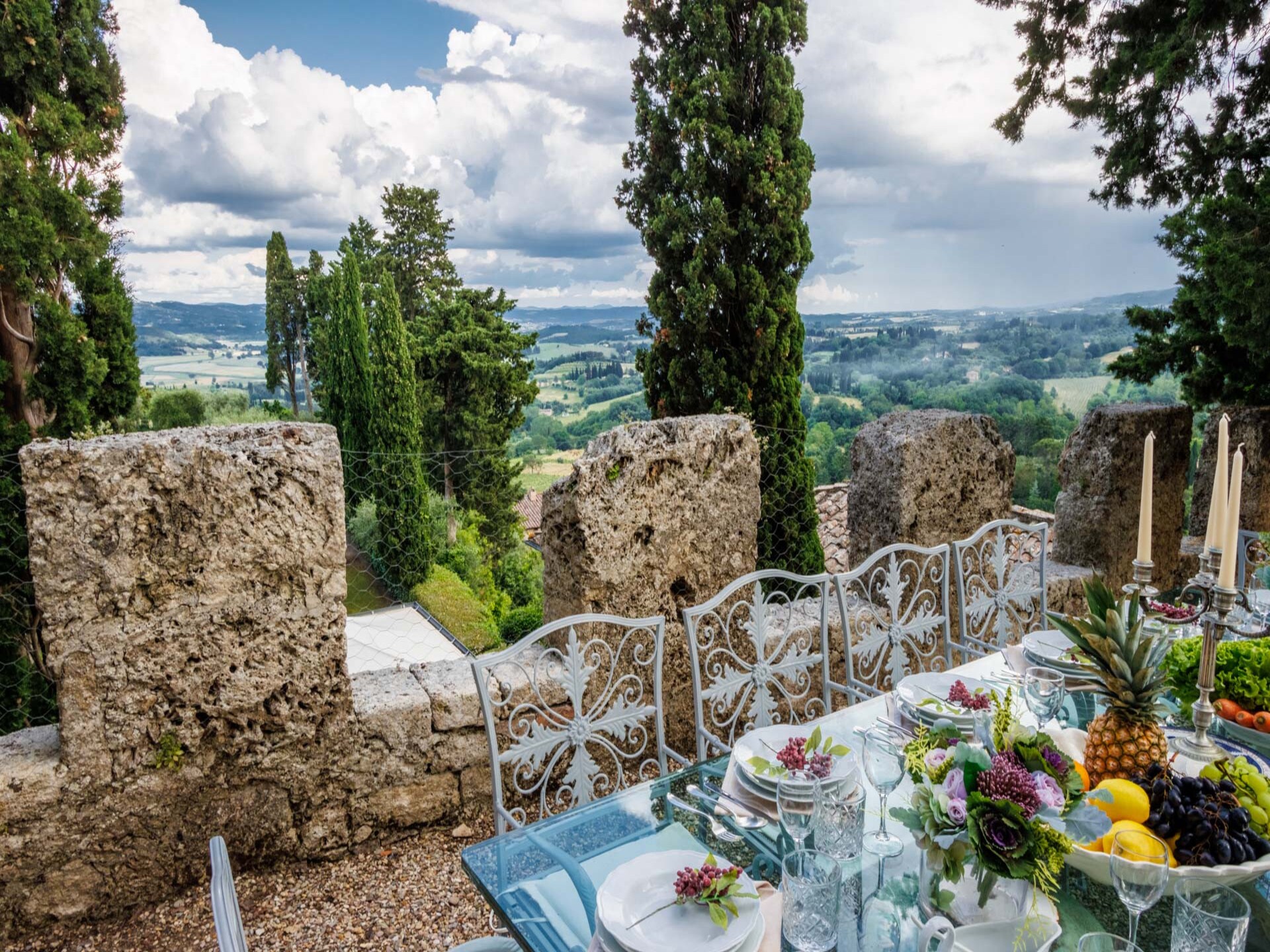 Middeleeuws kasteel in Cetona met privétoren en panoramisch zwembad - foto 86