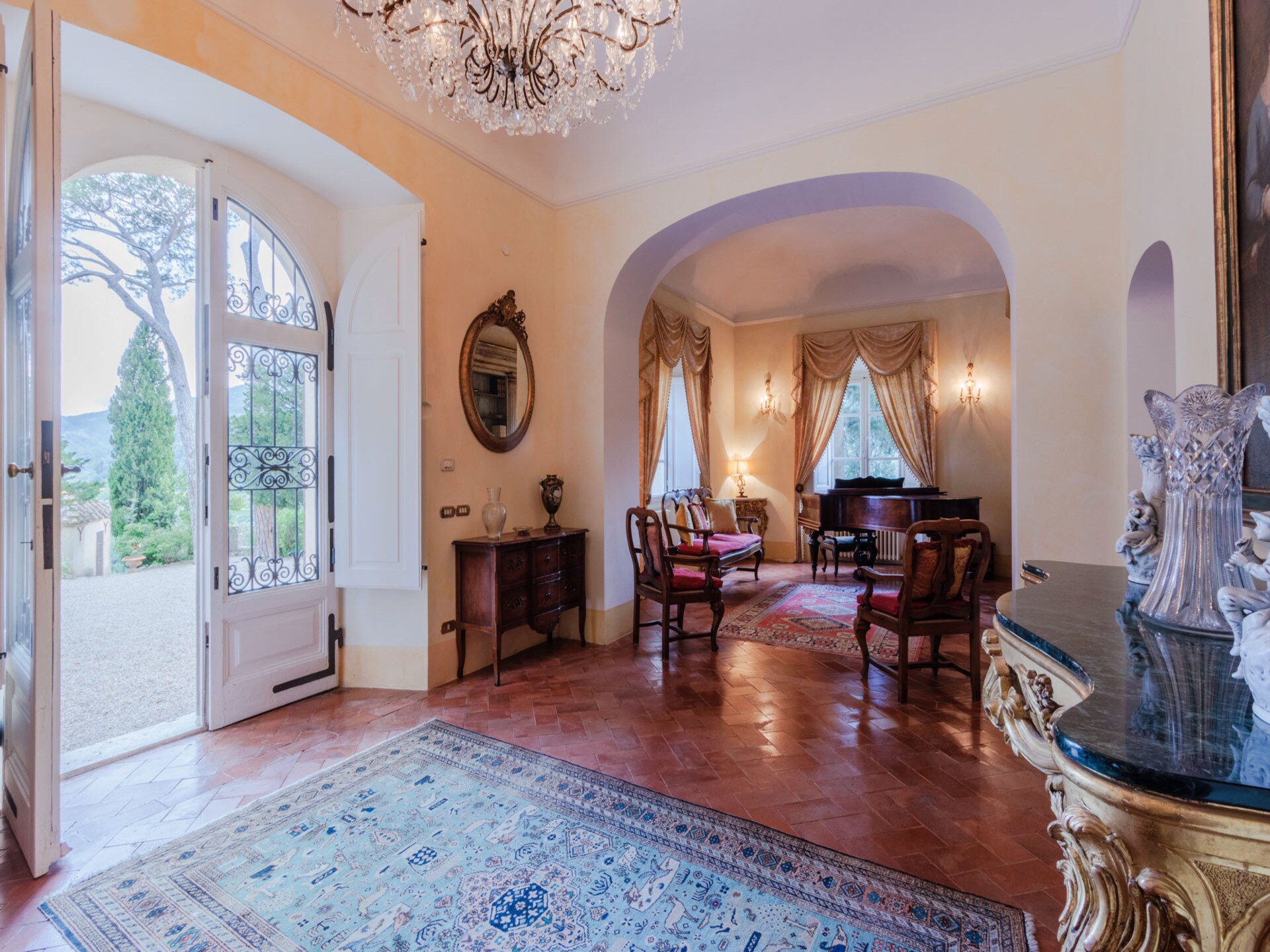 Middeleeuws kasteel in Cetona met privétoren en panoramisch zwembad - foto 96