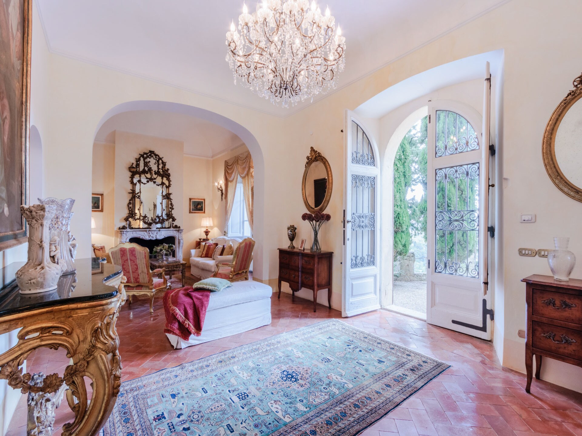 Middeleeuws kasteel in Cetona met privétoren en panoramisch zwembad - foto 21