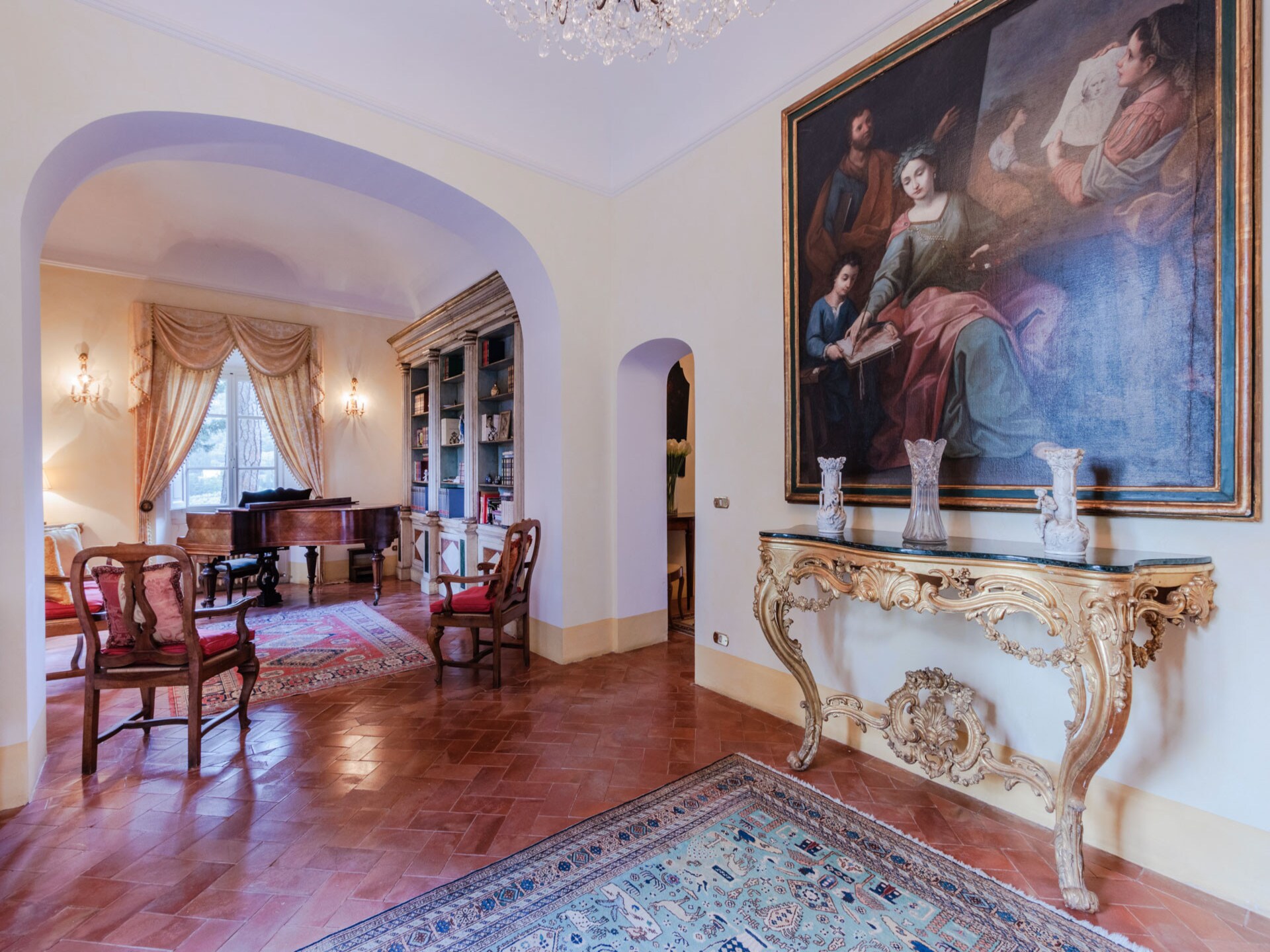 Middeleeuws kasteel in Cetona met privétoren en panoramisch zwembad - foto 94