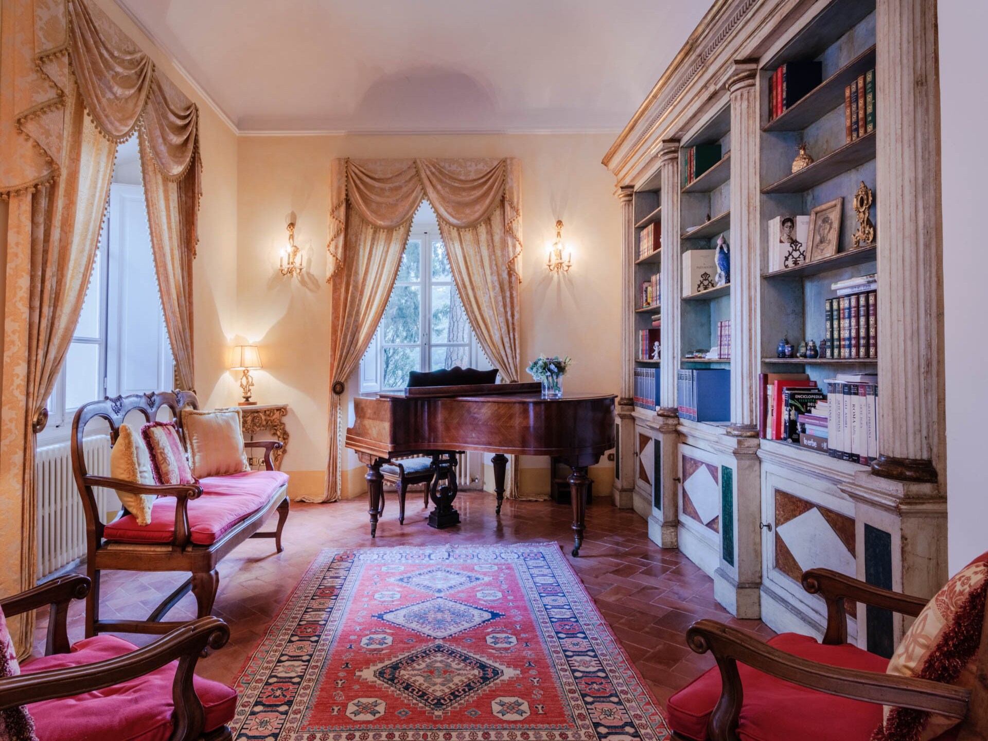 Middeleeuws kasteel in Cetona met privétoren en panoramisch zwembad - foto 93