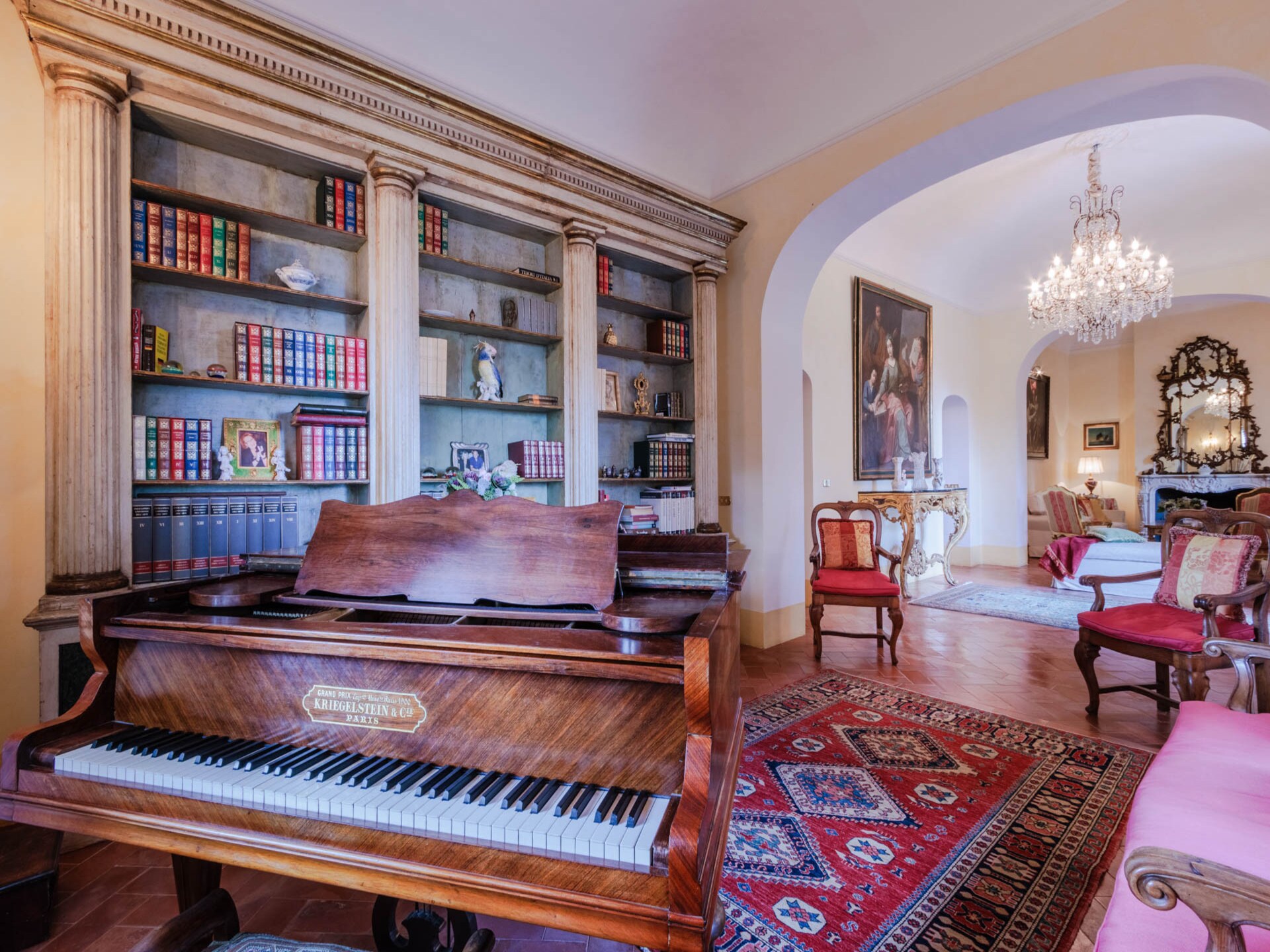 Middeleeuws kasteel in Cetona met privétoren en panoramisch zwembad - foto 92