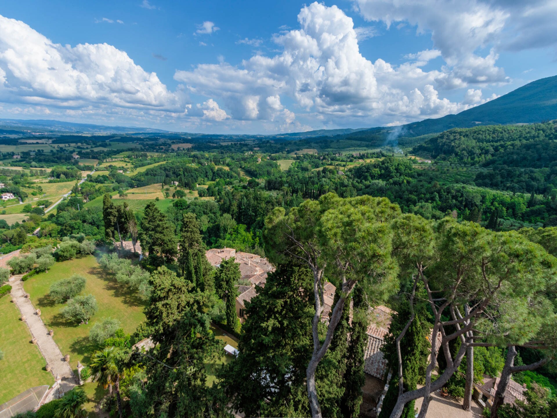 Middeleeuws kasteel in Cetona met privétoren en panoramisch zwembad - foto 97