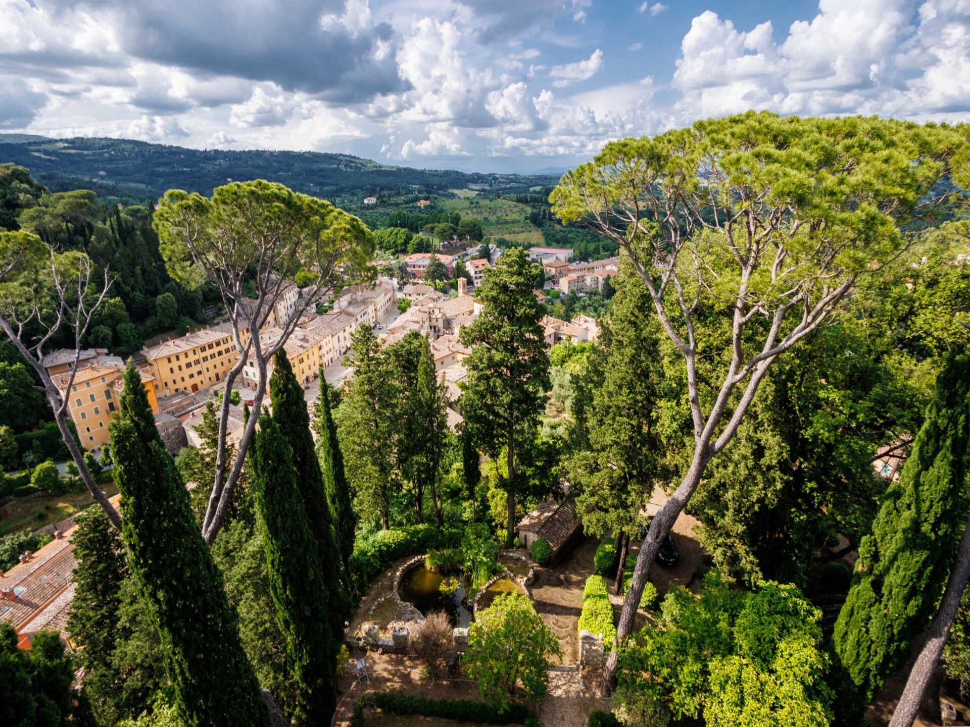 Middeleeuws kasteel in Cetona met privétoren en panoramisch zwembad - foto 114