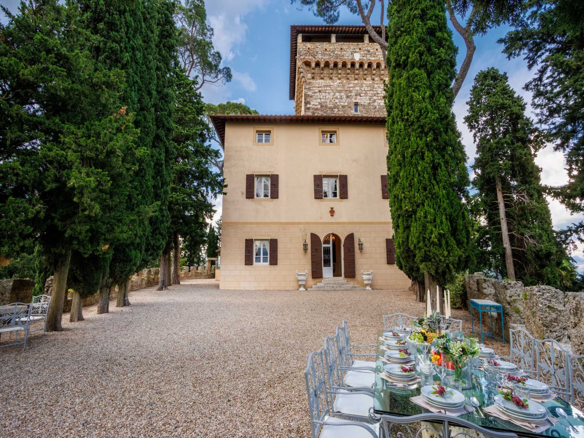 Middeleeuws kasteel in Cetona met privétoren en panoramisch zwembad - foto 103