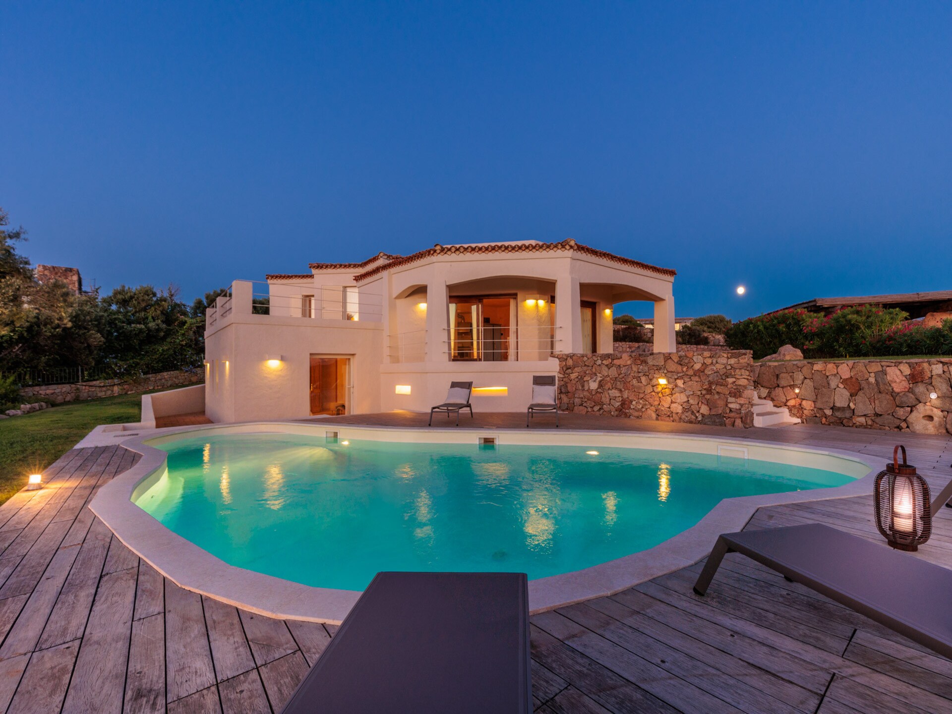 Luxe villa aan de golfbaan bij Porto Cervo met privétuin - foto 14