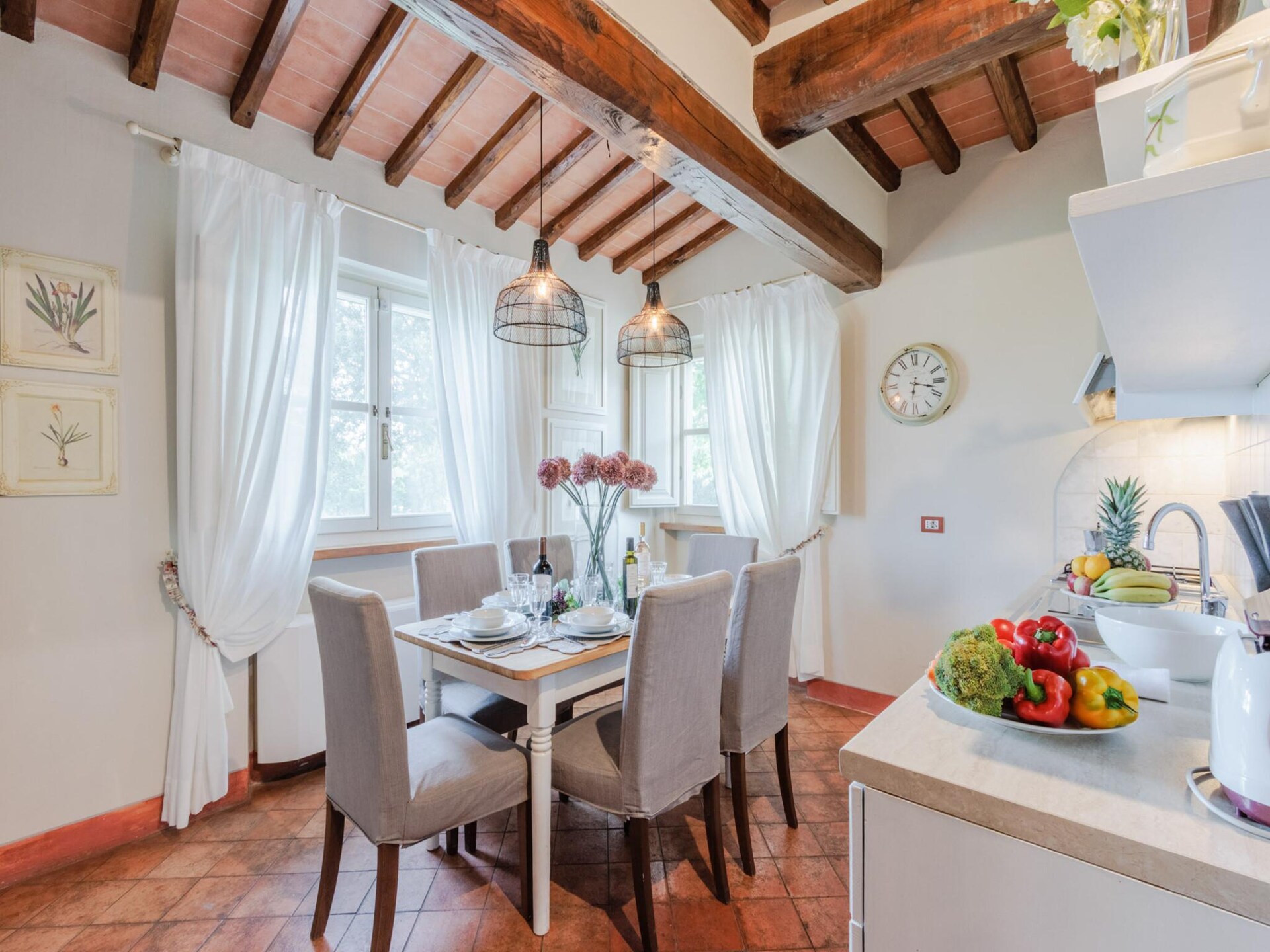 Toscaanse villa met 3 slaapkamers, tuin en gedeeld zwembad bij Lucca - foto 6