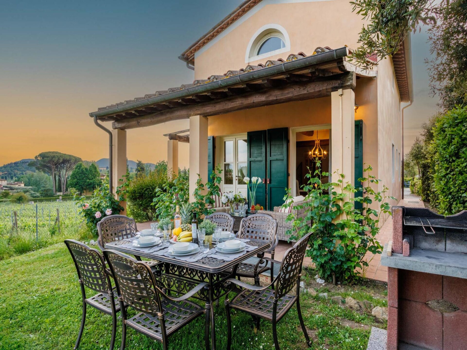 Toscaanse villa met 3 slaapkamers, tuin en gedeeld zwembad bij Lucca - foto 7
